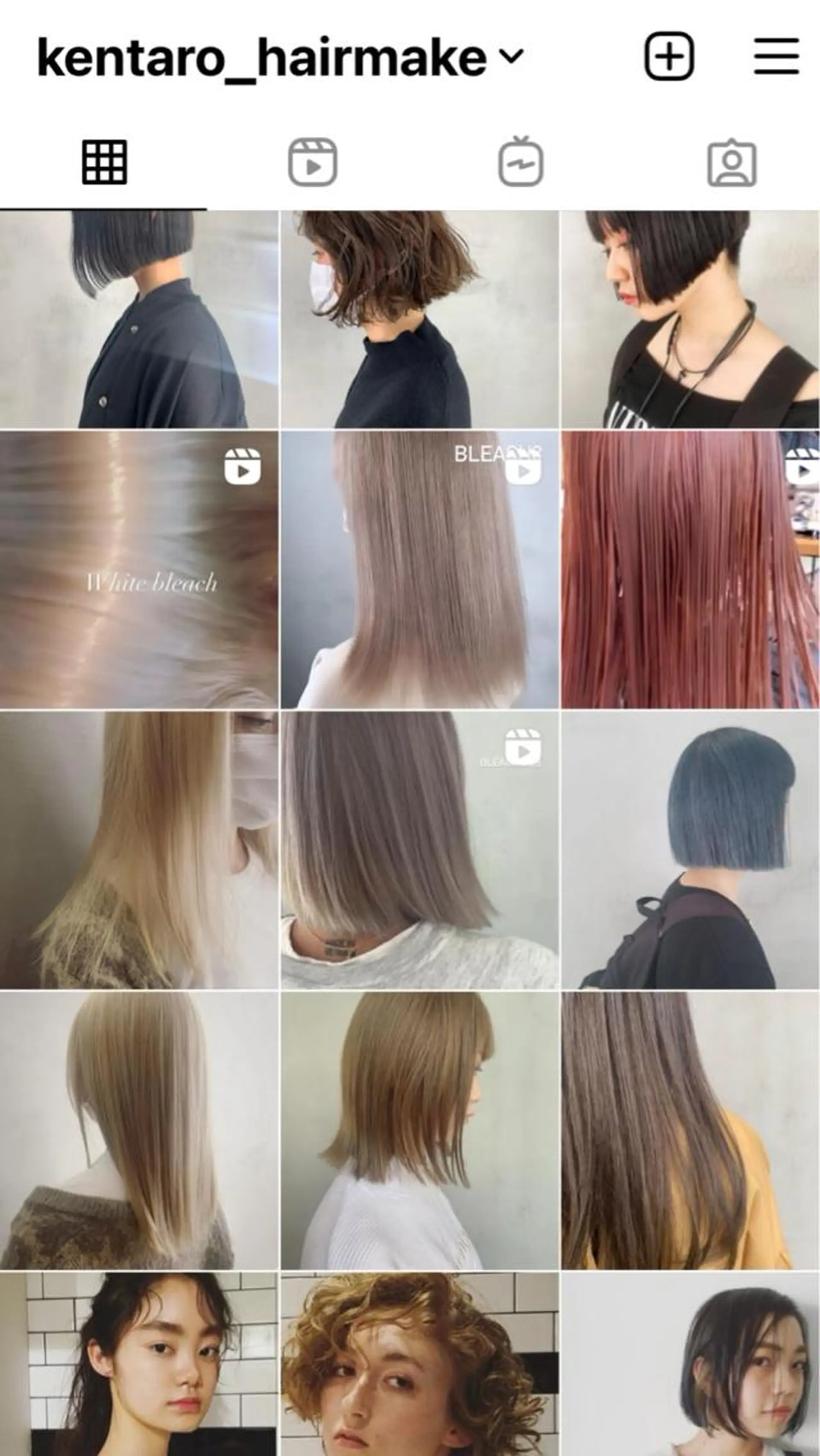 ミディアム 佐々木 健太郎のヘアスタイル