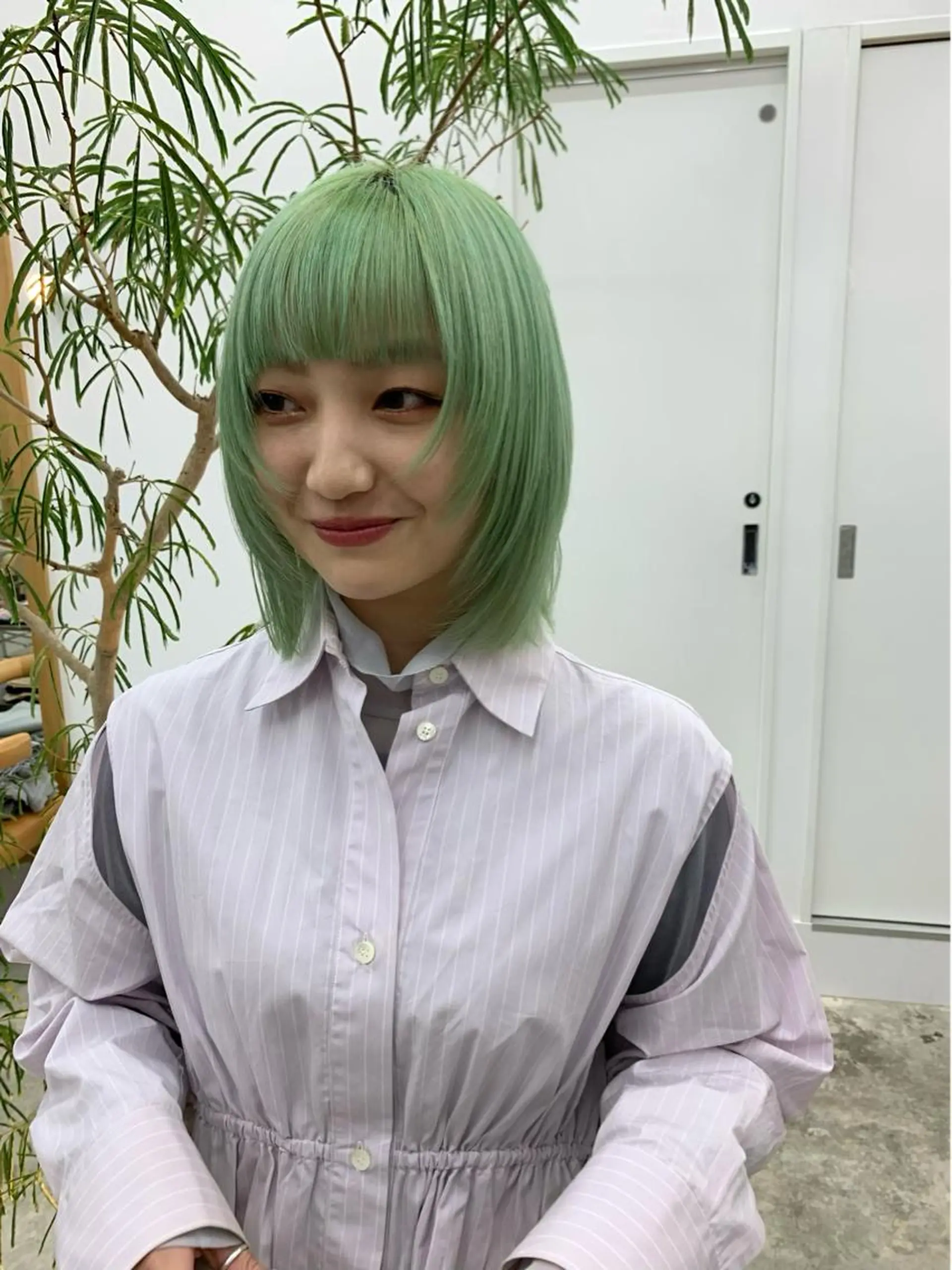 ミディアム カラー amy.所属・メンズカットパーマ/ ブリーチ高柳将太のヘアスタイル