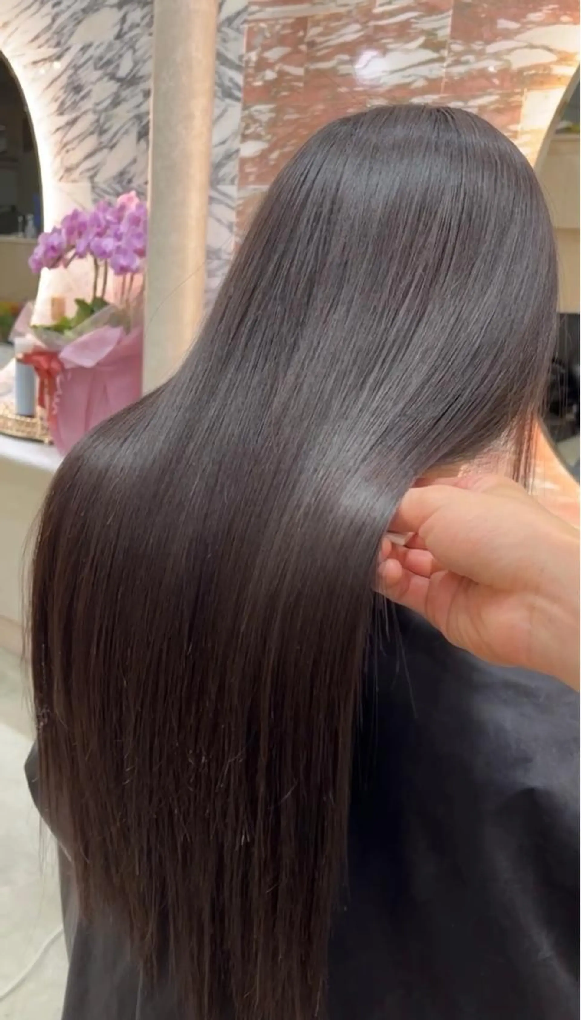 ロング カット ヘアカラー トリートメント ヘッドスパ TJ天気予報　末広店 Part9所属・髪質改善/艶カラー 縮毛矯正/ユウトのヘアスタイル