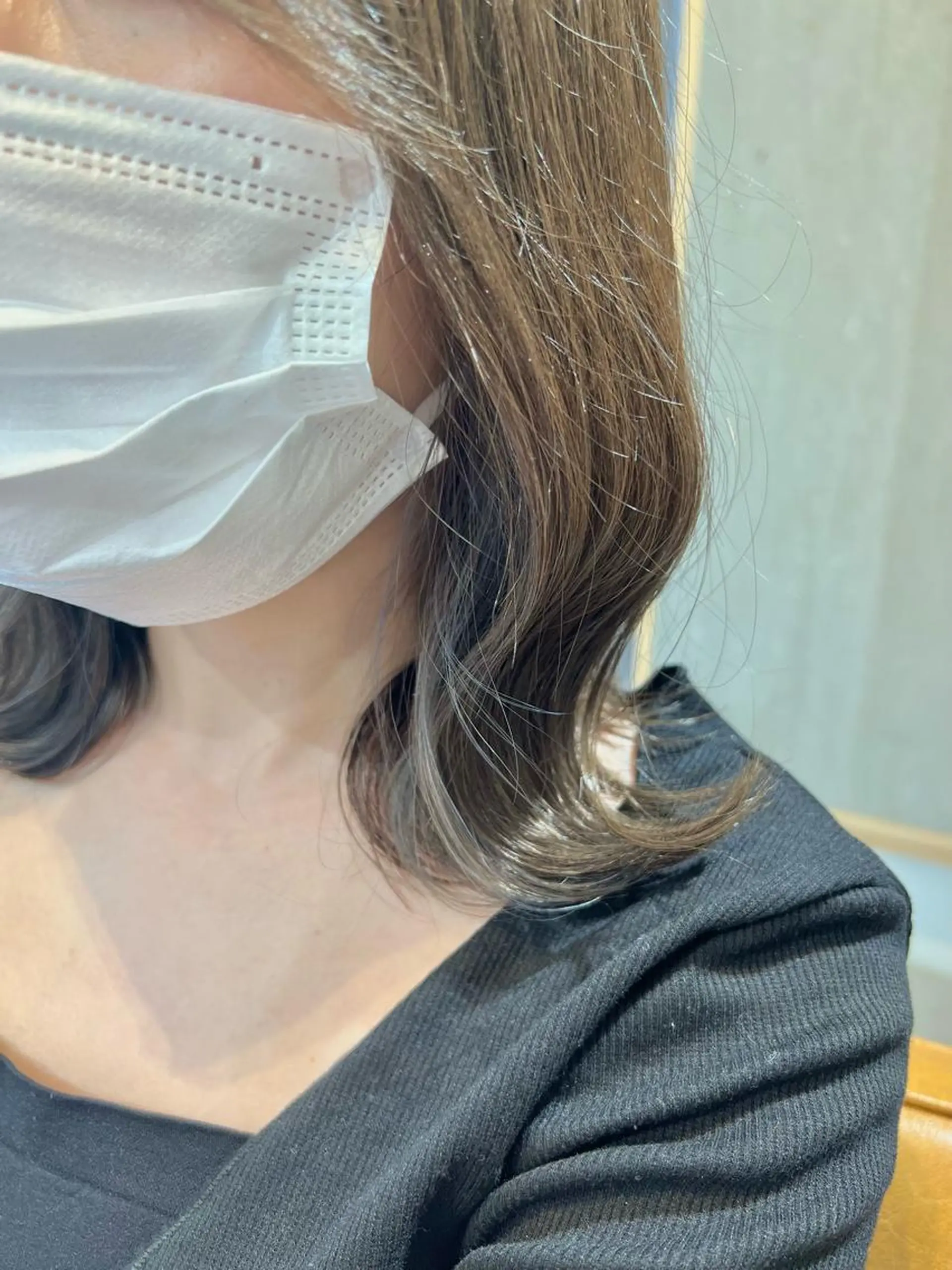 ミディアム カラー 縮毛矯正×艶カラー /中村勇太のヘアスタイル