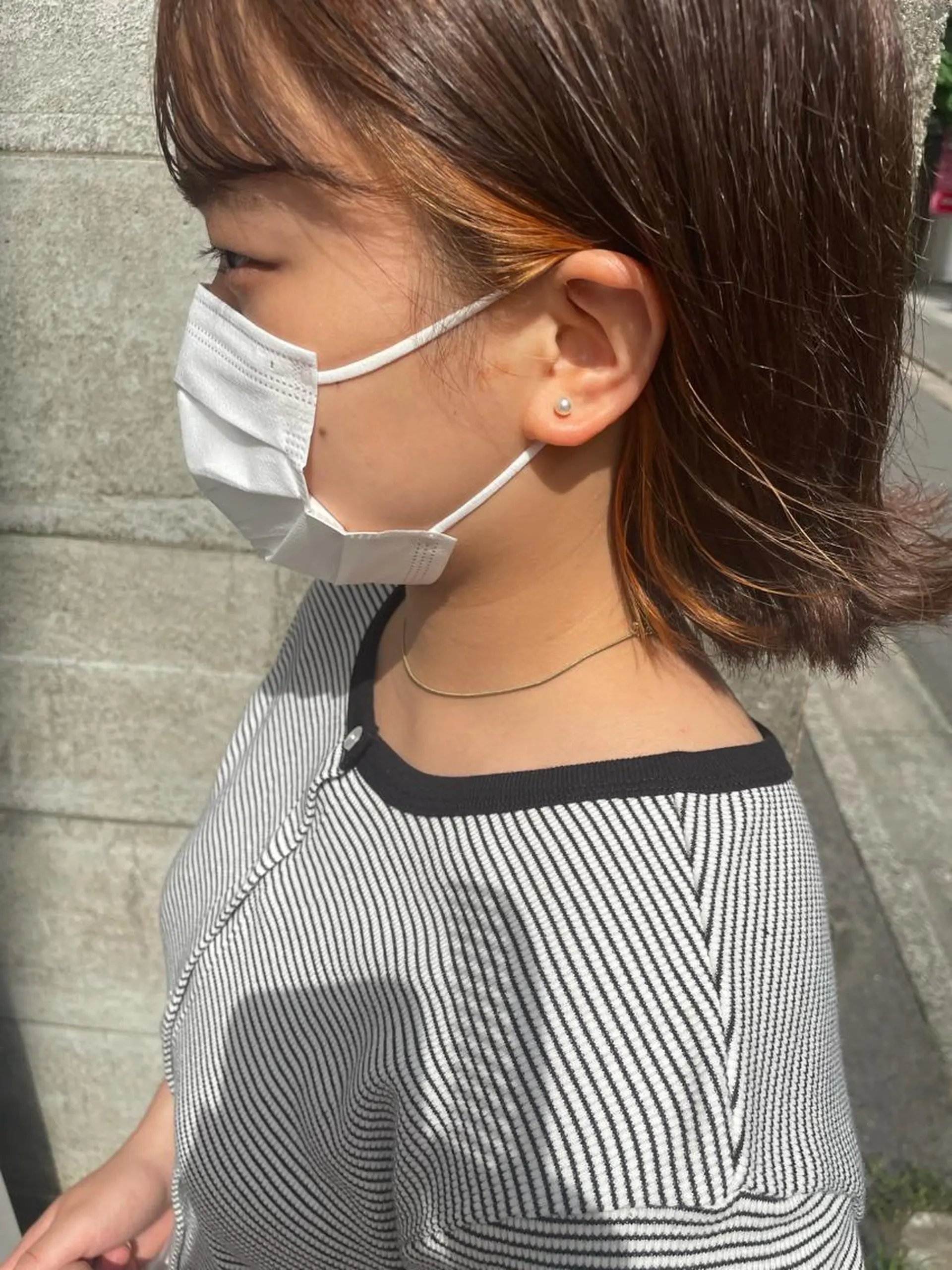 ショート カラー ヘアアレンジ satsuki 暖色・ブラウンカラーのヘアスタイル