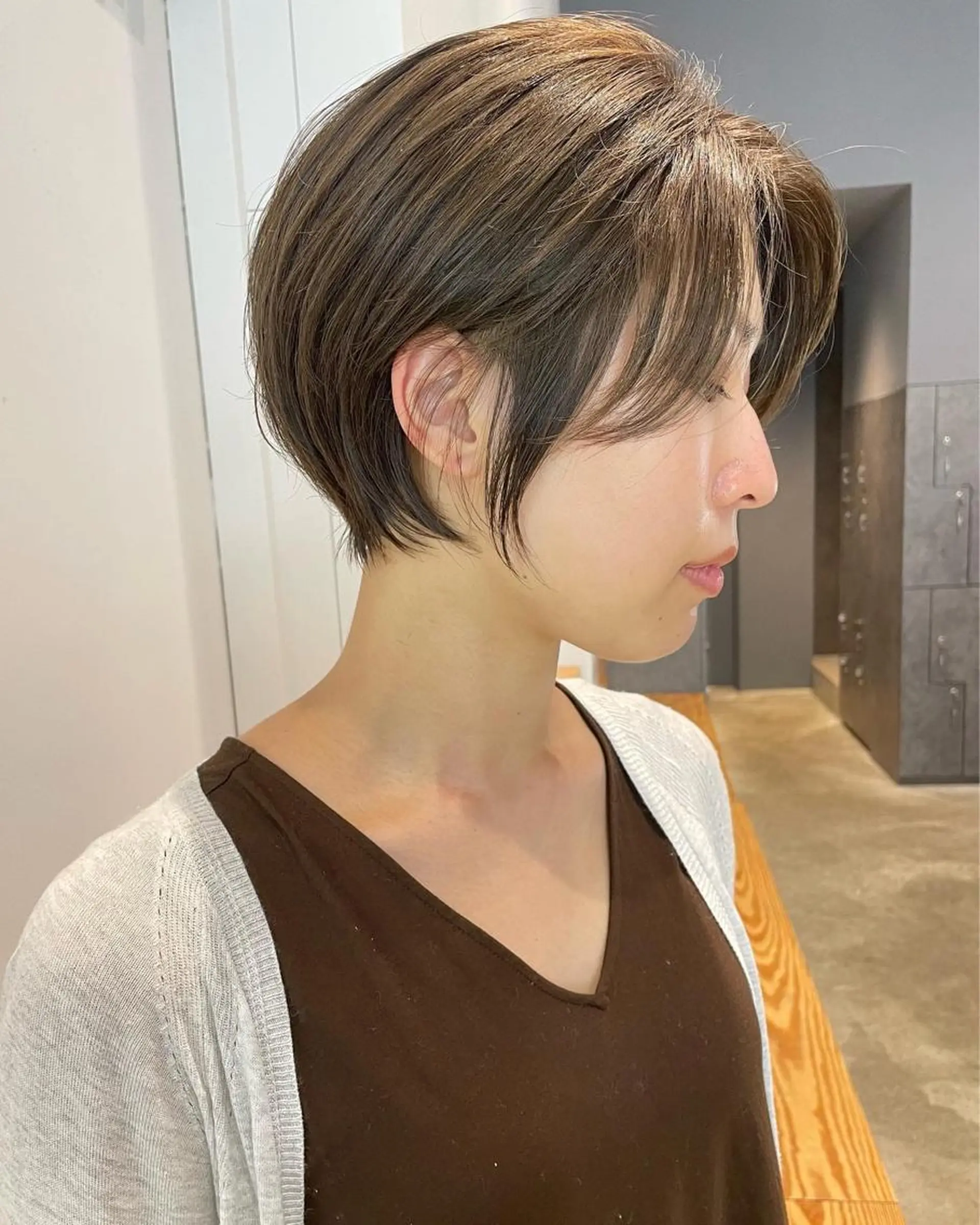 ショート 瓜谷 亮磨のヘアスタイル