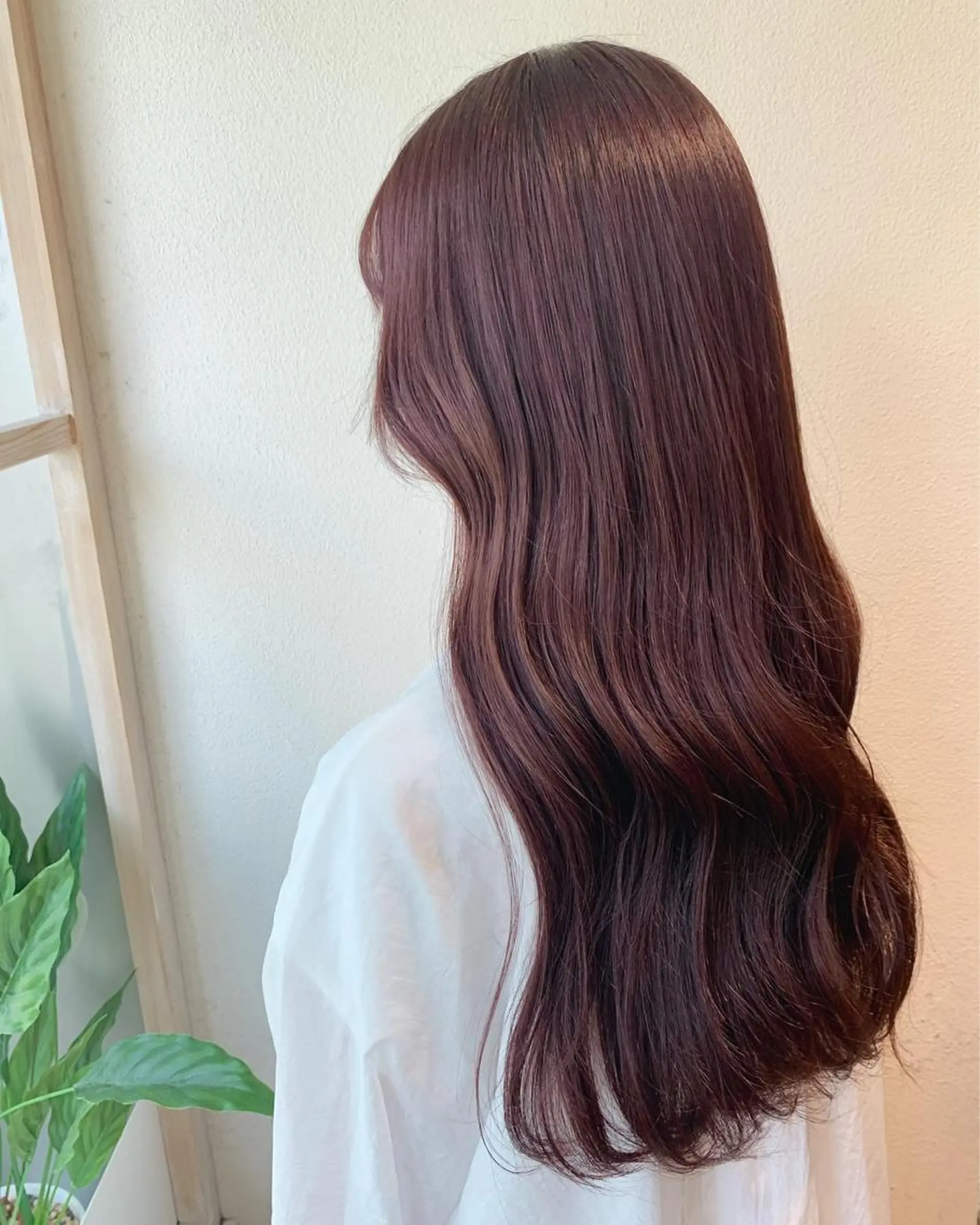 ロング 韓国風ヘア オルチャンヘア ヘアカラー トリートメント ヘアセット レイヤー専門家 ダブルカラー修のヘアスタイル