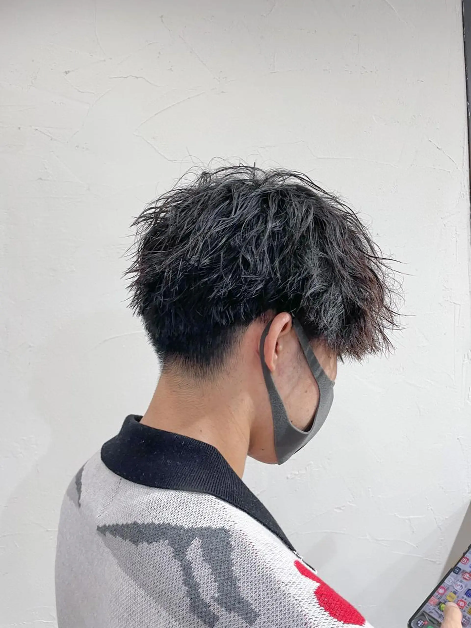 ショート メンズ カット パーマ かんばら りょーいのヘアスタイル