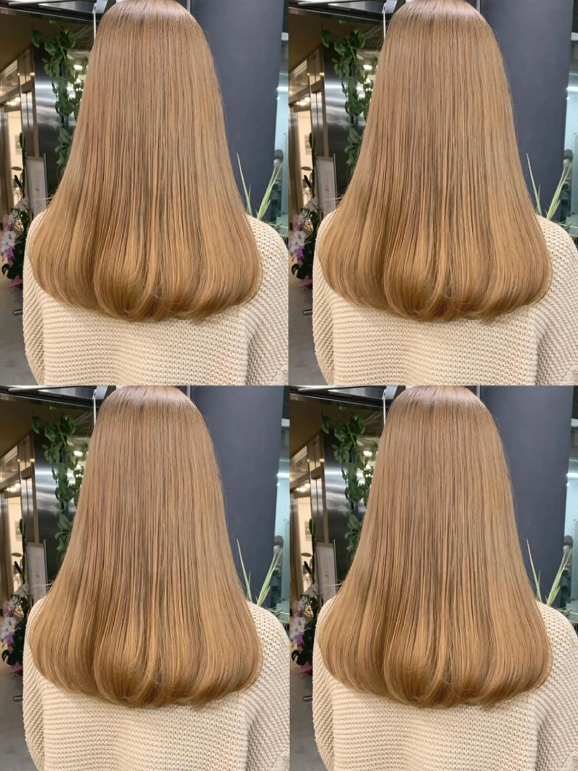 ミディアム カラー 透明感/オリーブ/ グレージュ/YUKAのヘアスタイル