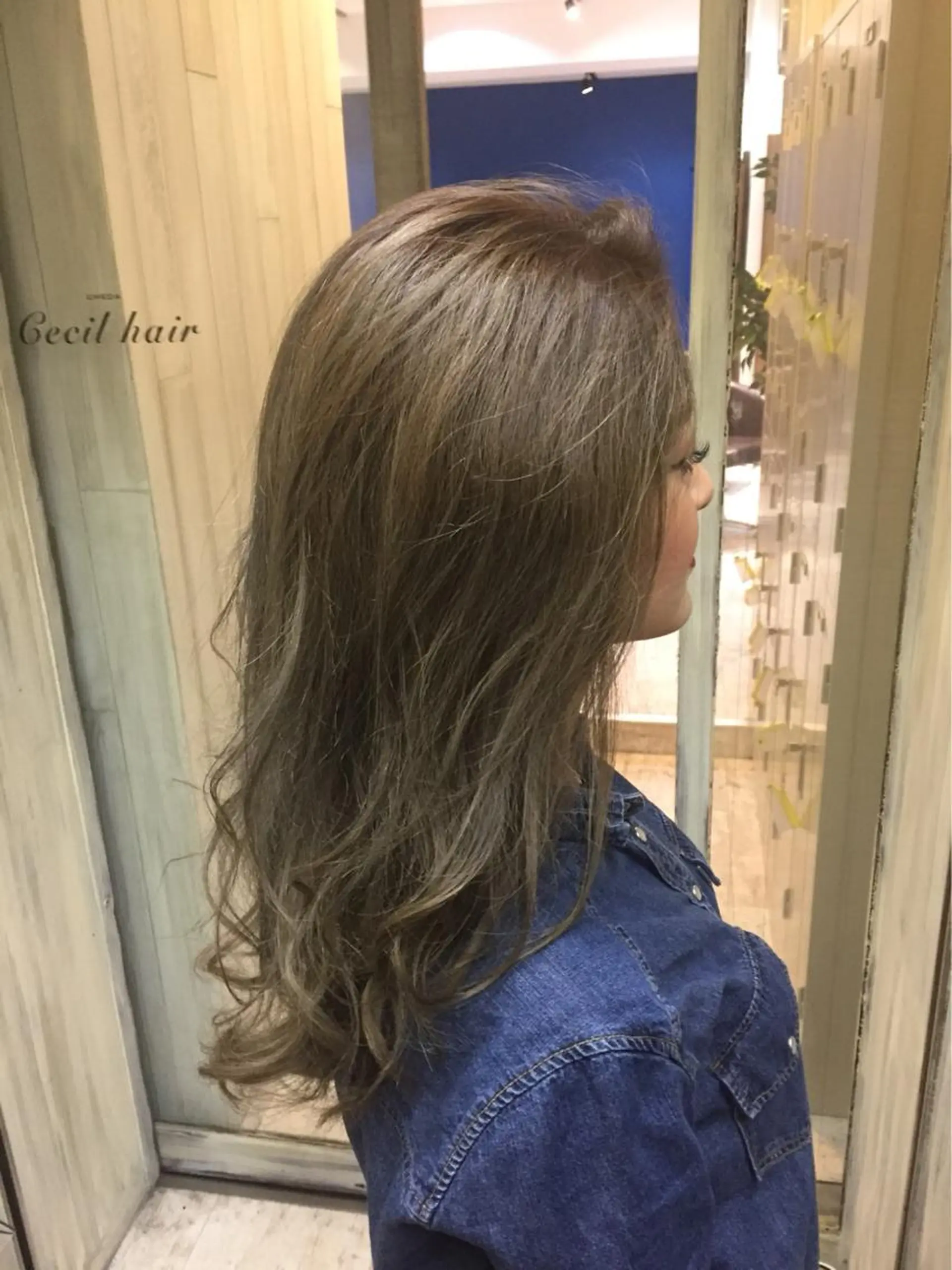 ロング カラー Elissumeda所属・ブリーチ特化 梅田本多翔のヘアスタイル