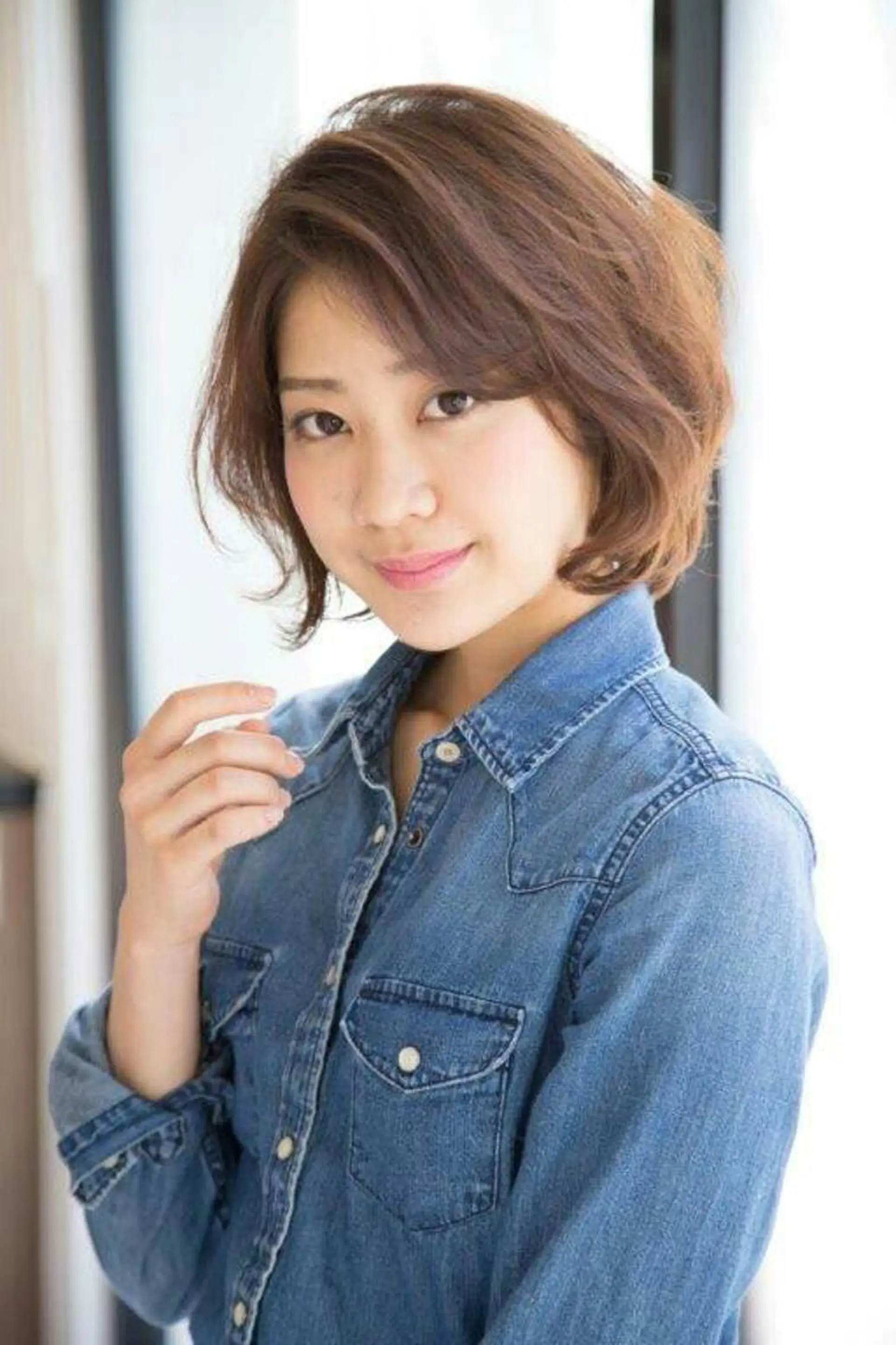 ミディアム カラー 髪質改善 阪口 雄佑のヘアスタイル