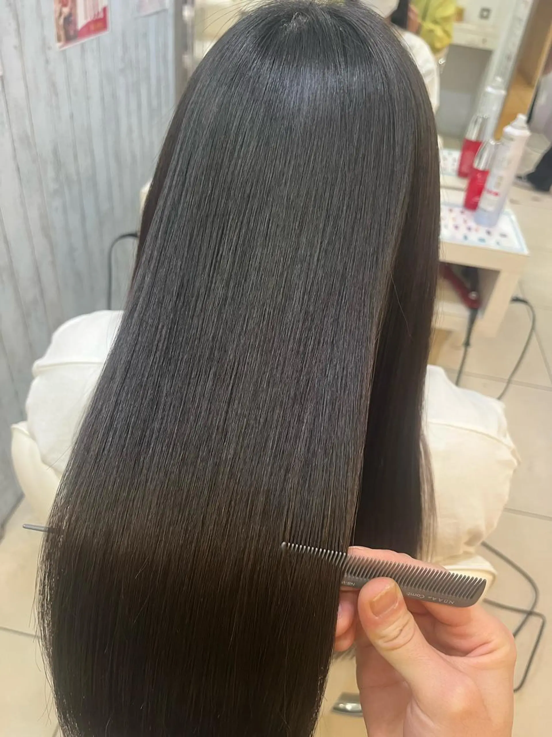 ロング 髪質改善 縮毛矯正 トリートメント 【髪質改善】 美髪/久岡徹也のヘアスタイル