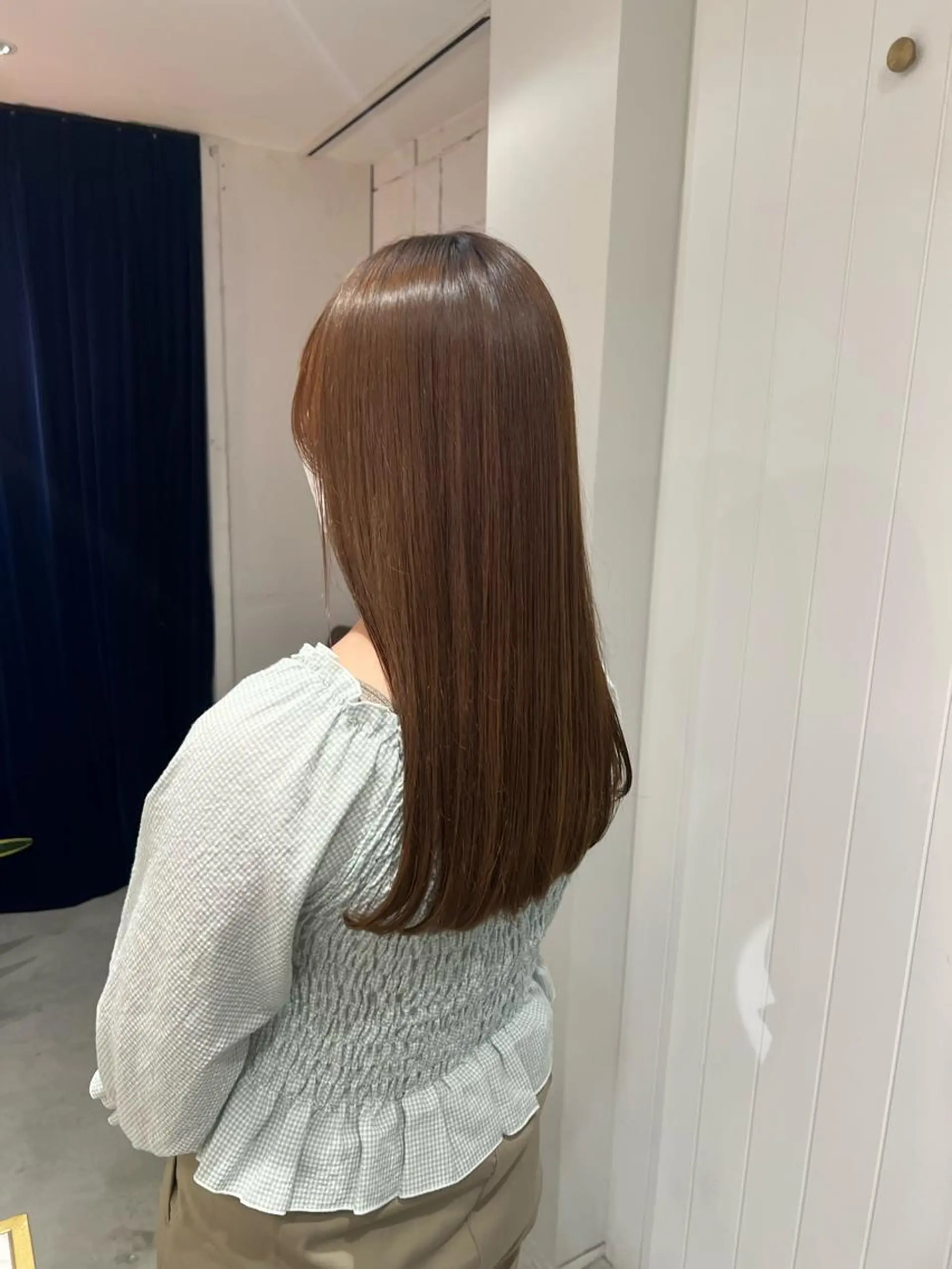 ロング 縮毛矯正 上原 みちるのヘアスタイル