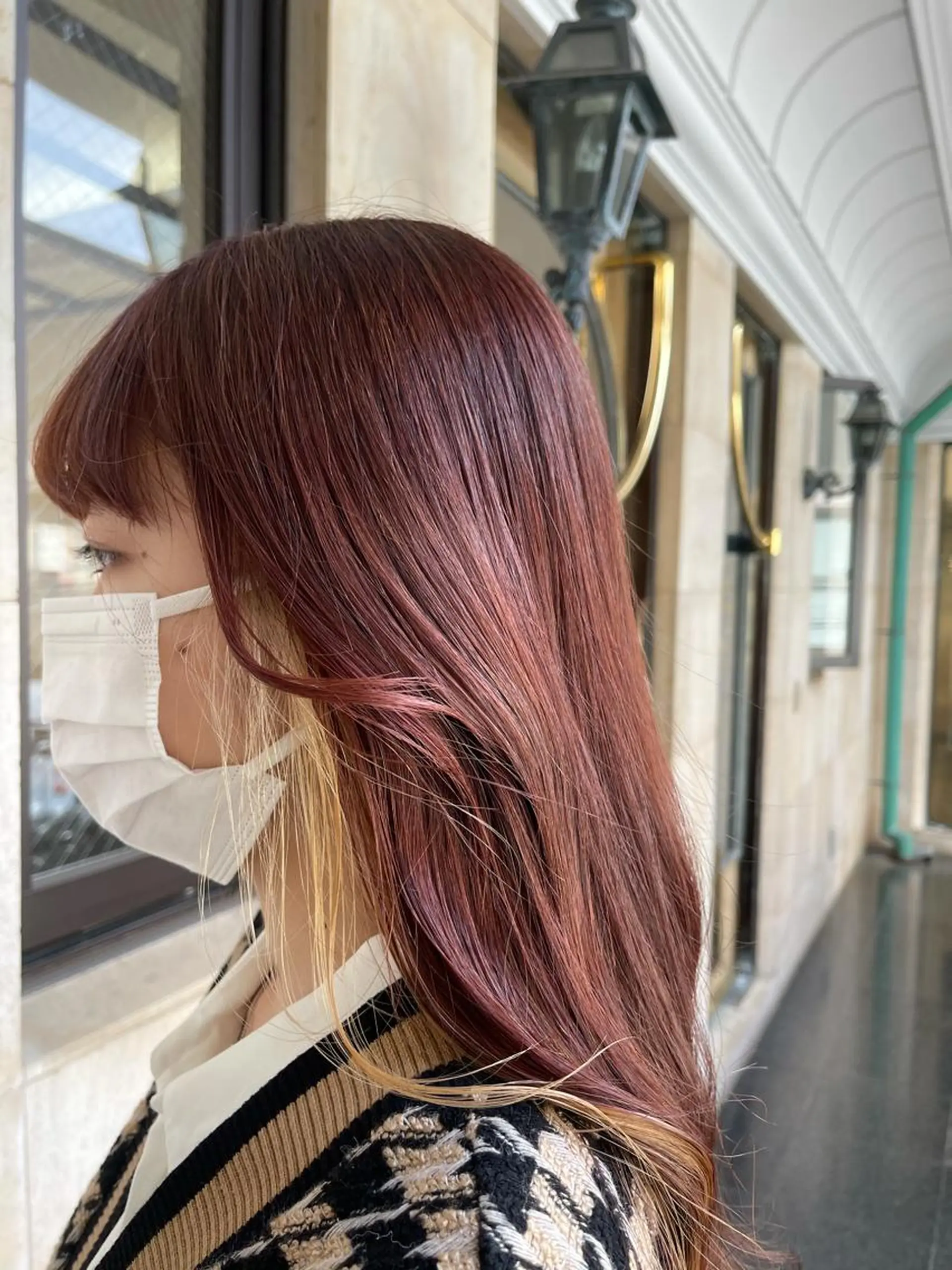 カラー ベージュカラー ブリーチ ブラウンカラー ケアブリーチ ダブルカラー 髪質改善&美髪カラー ボブ&ロングRYOのヘアスタイル