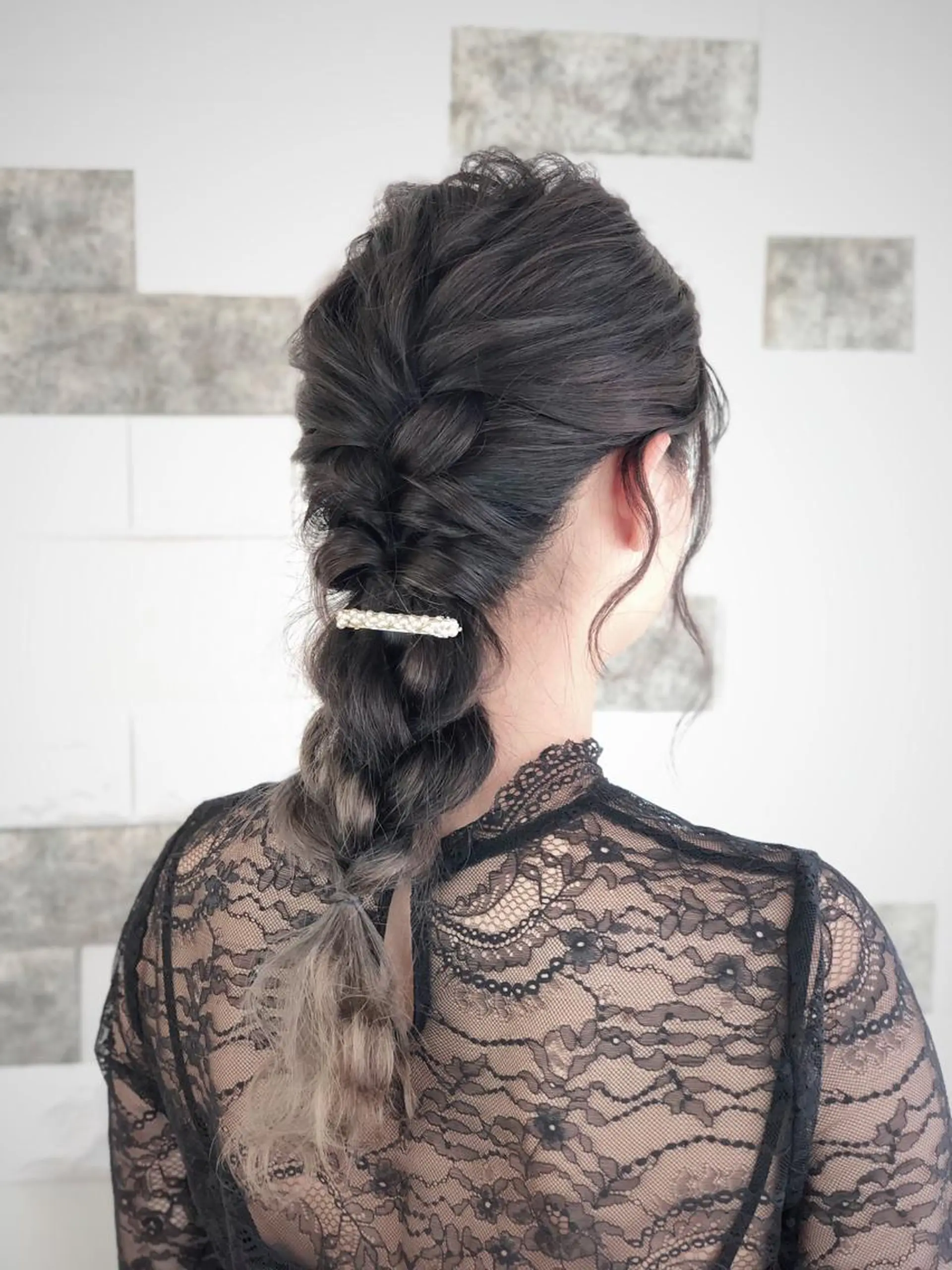 セミロング ヘアアレンジ ヘアセット これた🧸ヘアメ職人 ♡髪質改善♡カラーのヘアスタイル