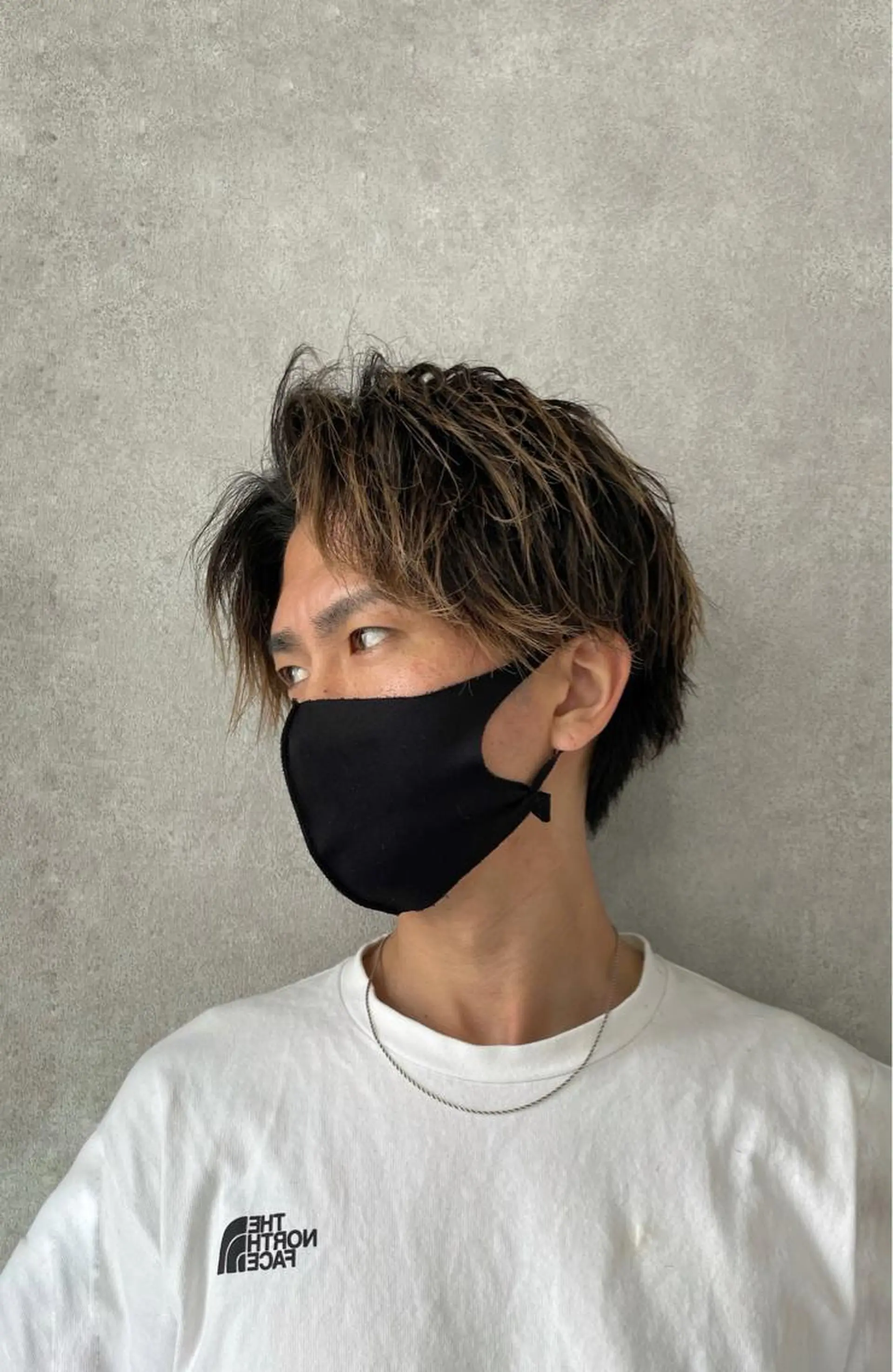 ミディアム カラー メンズ TETISS所属・💈メンズハイライト 南谷💈のヘアスタイル