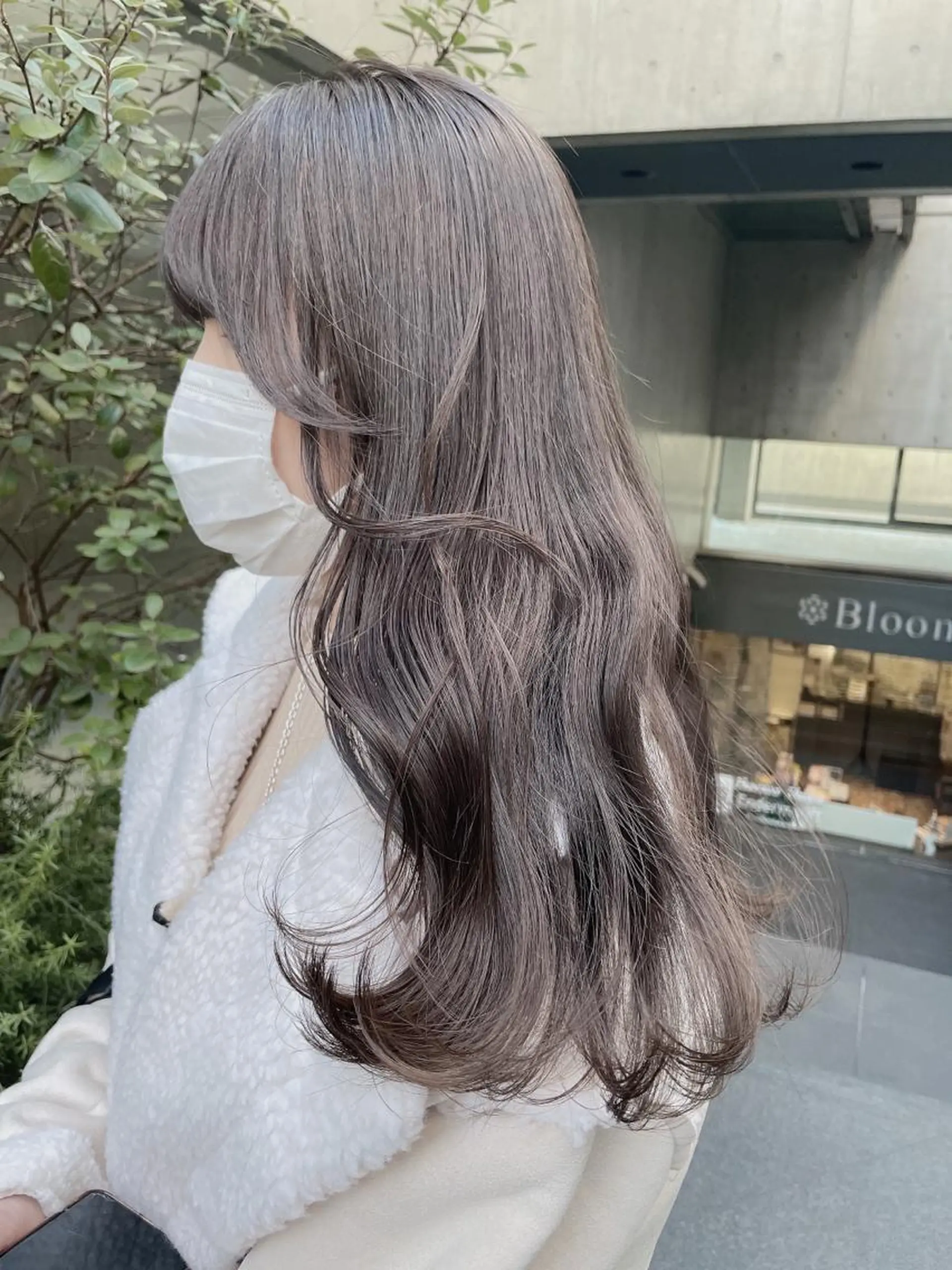 ロング カラー 韓国レイヤー 似合わせカラーのヘアスタイル