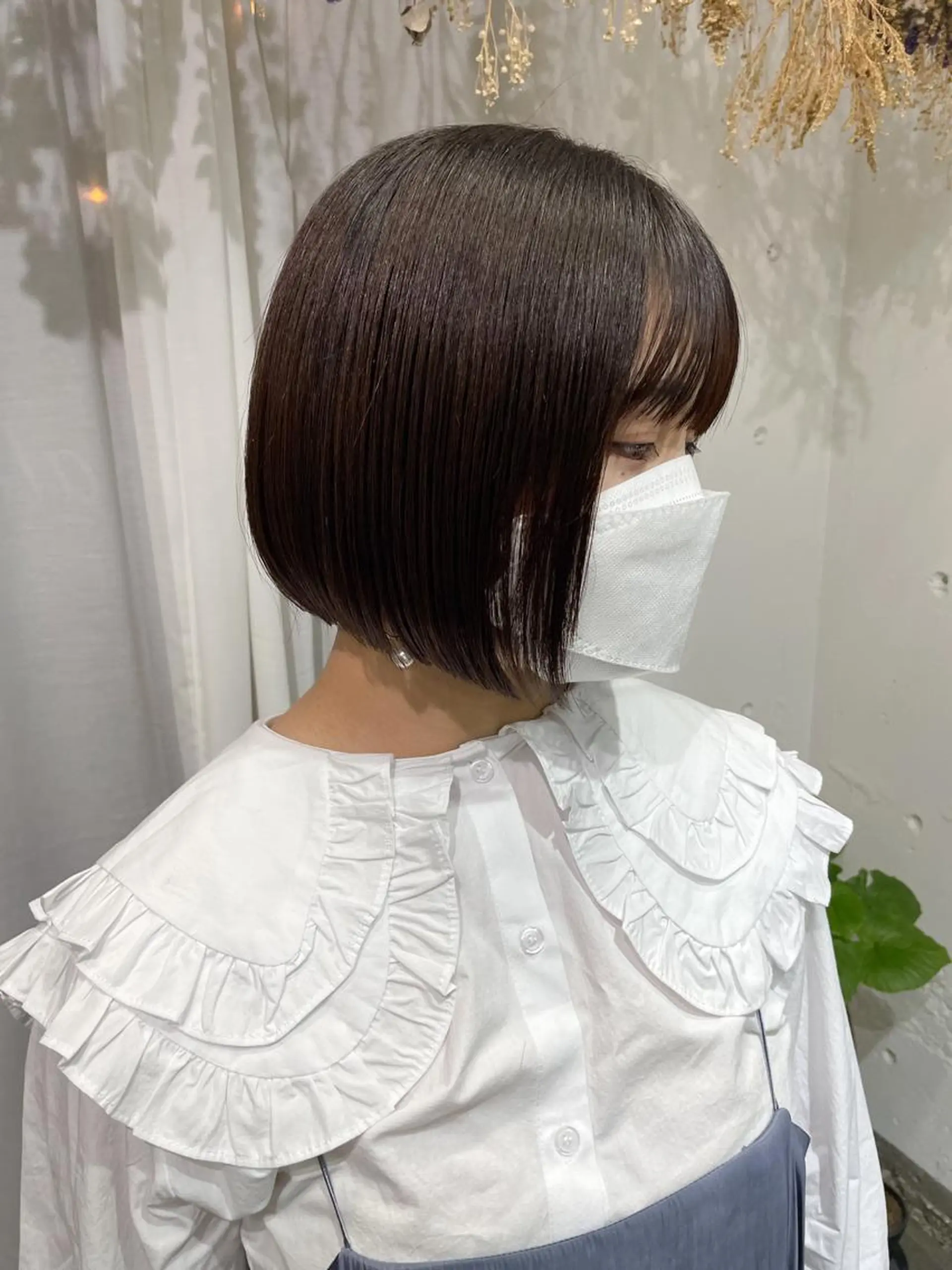 ミディアム 仙田 遥のヘアスタイル