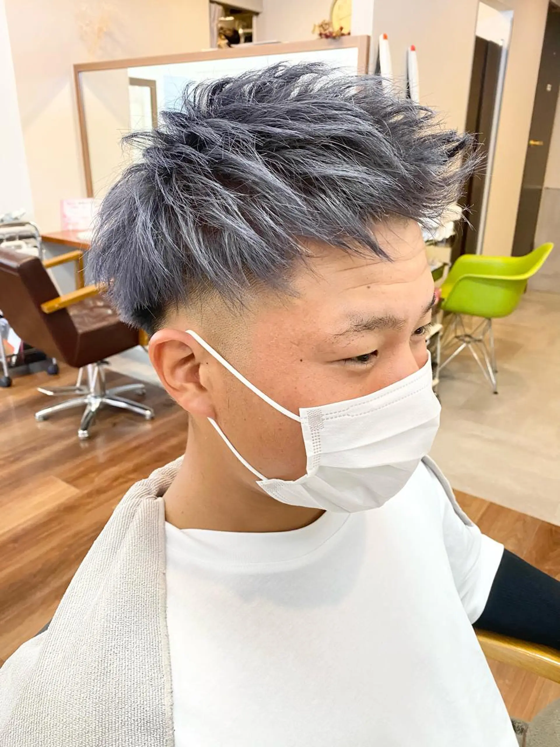 ショート アッシュ パープルカラー 仕上がり満足度No. 1🔥BLUCK🔥のヘアスタイル