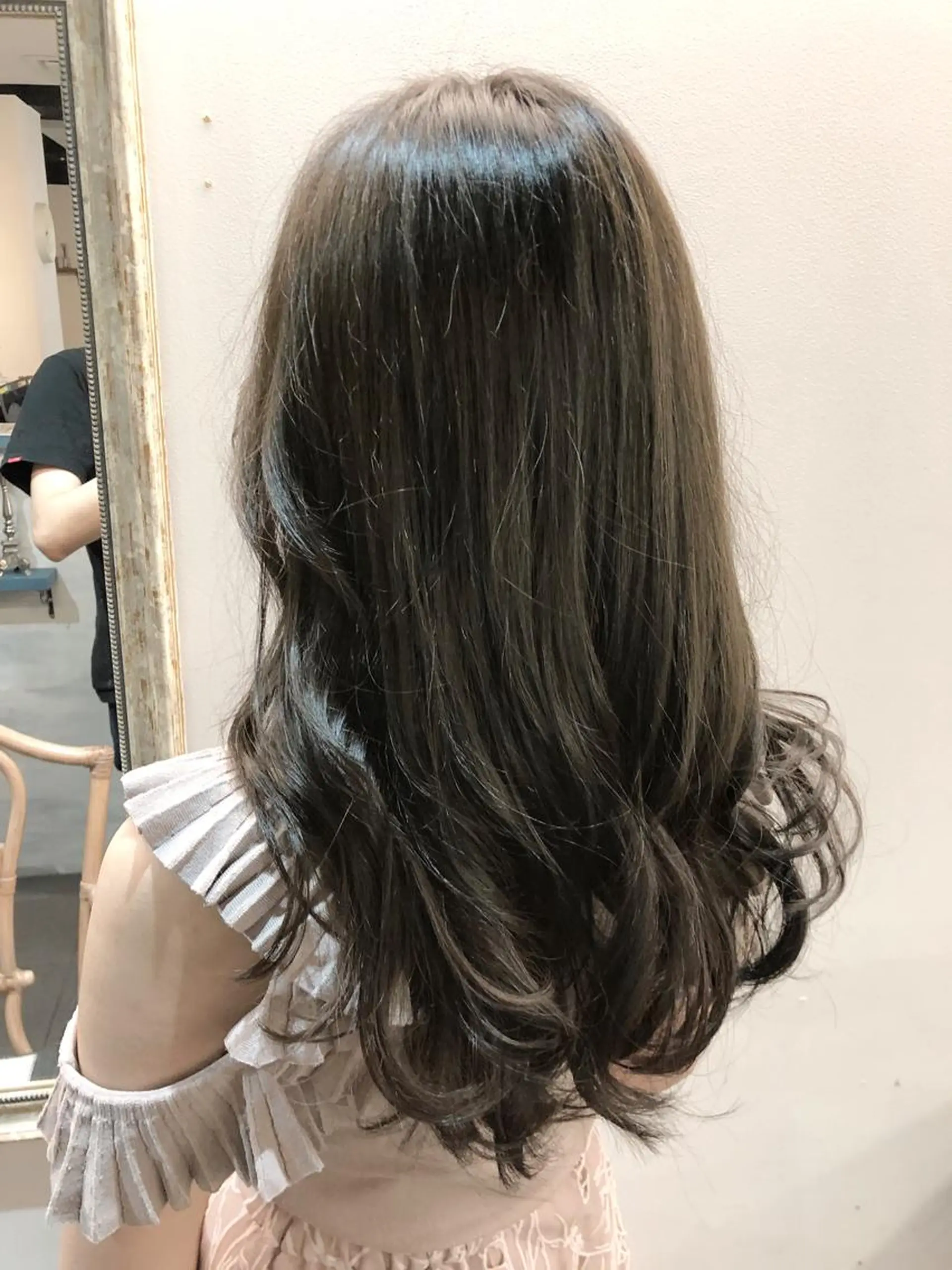 カラー アディクシーカラー ヘアカラー トリートメント ヘッドスパ グレージュ/髪質改善 Yamato.hのヘアスタイル