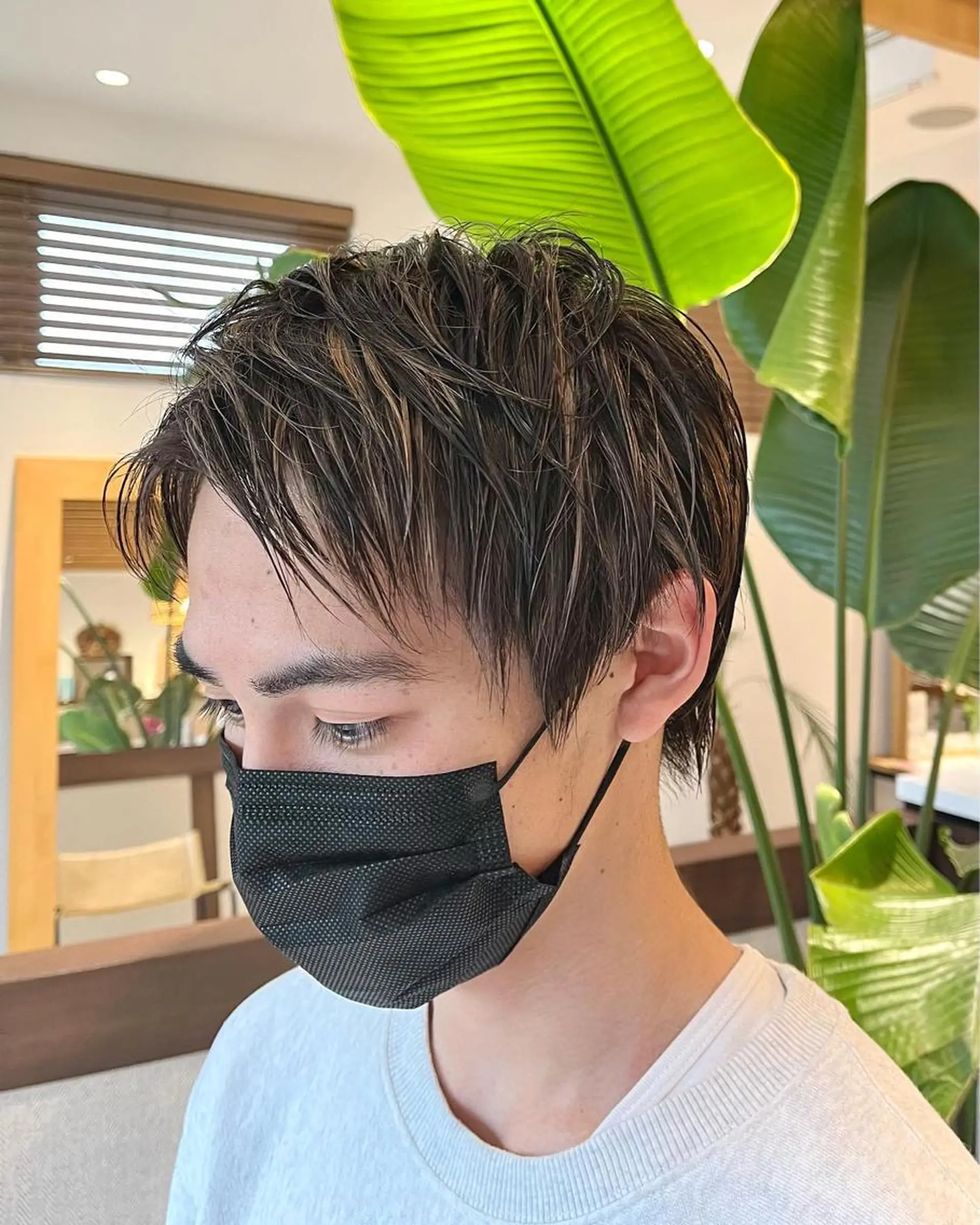 ショート ハイライト カット ヘアカラー 和田 琉々香のヘアスタイル