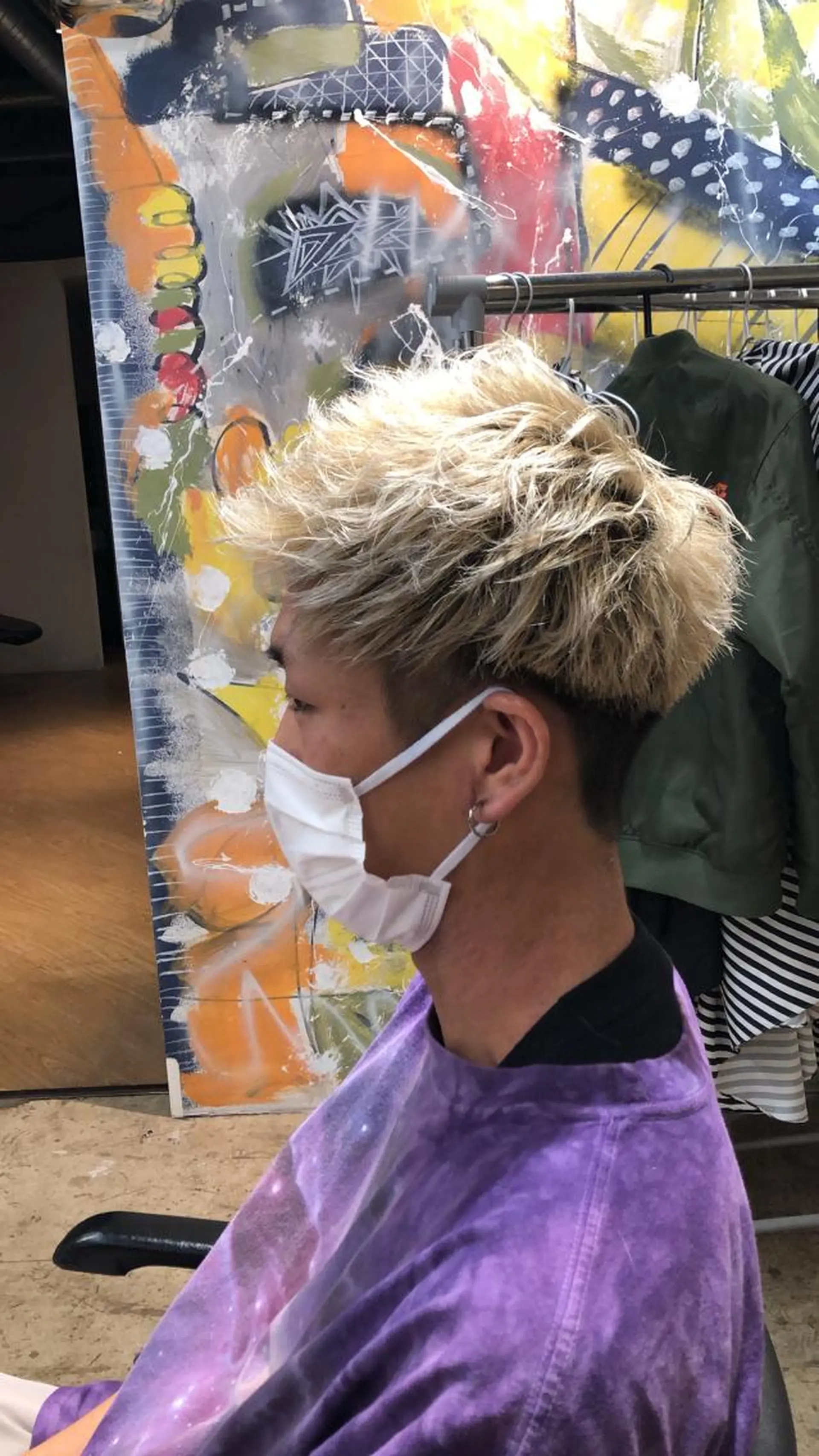 ショート メンズ モヒカン 刈り上げ 似合わせカット メンズ特化/パーマ /フェード/洋輔のヘアスタイル