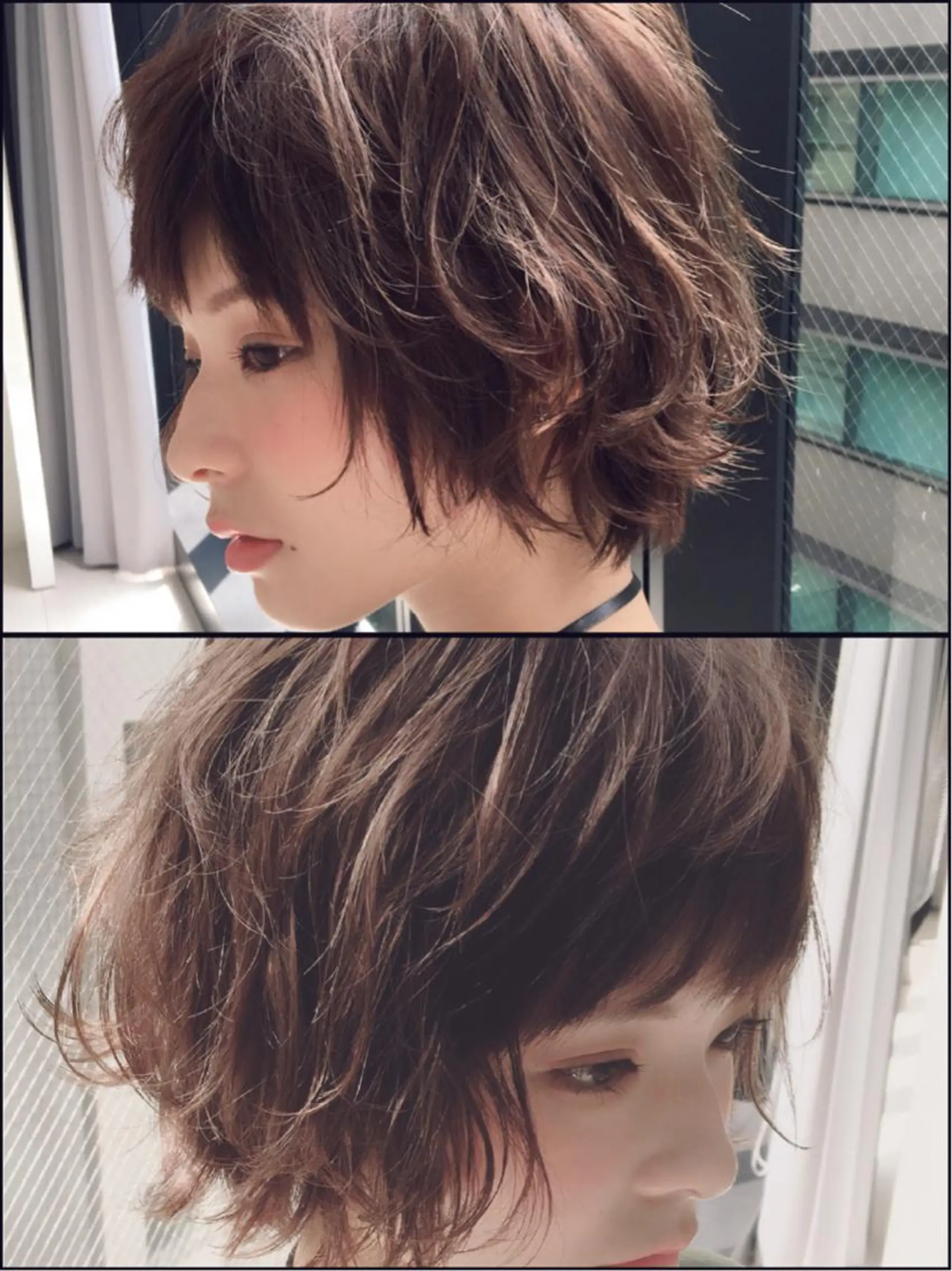 ショート カラー ショートヘア カット ヘアカラー トリートメント 髪質改善ｶﾗｰ ｹｱﾌﾞﾘｰﾁ/ﾀﾑのヘアスタイル