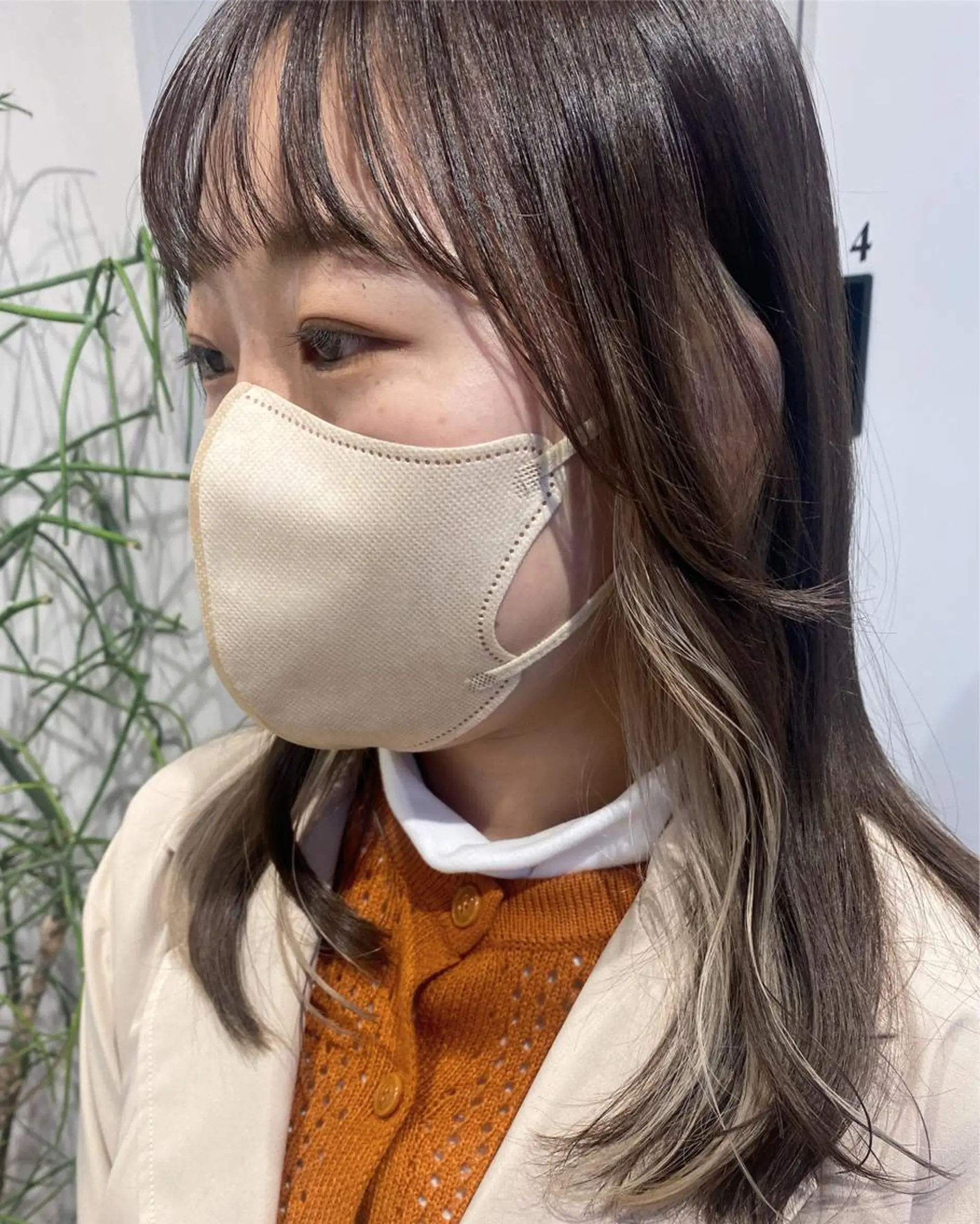 セミロング カラー ヘアカラー トリートメント デザインカラー/パー マ🦖外岡咲希🦖のヘアスタイル