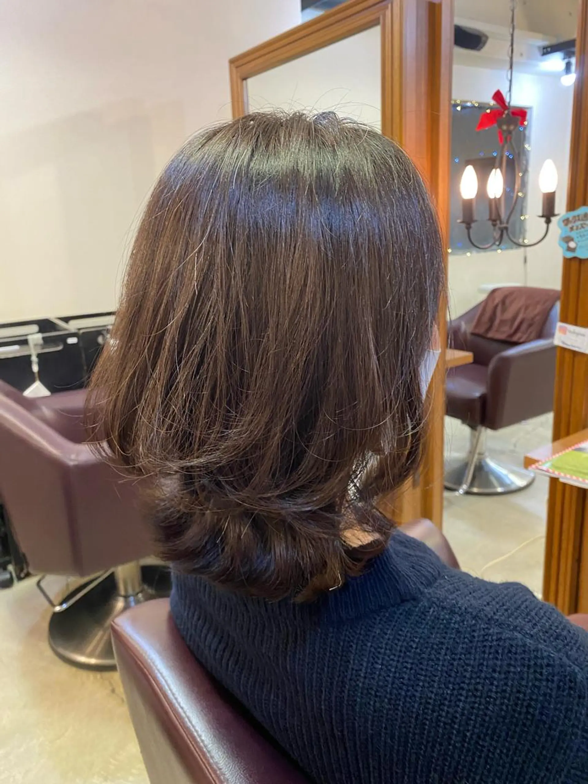 ミディアム ヘアアレンジ カット SALOWIN京都河原町Suite店所属・外国人風レイヤー/ ハイトーンSHUのヘアスタイル