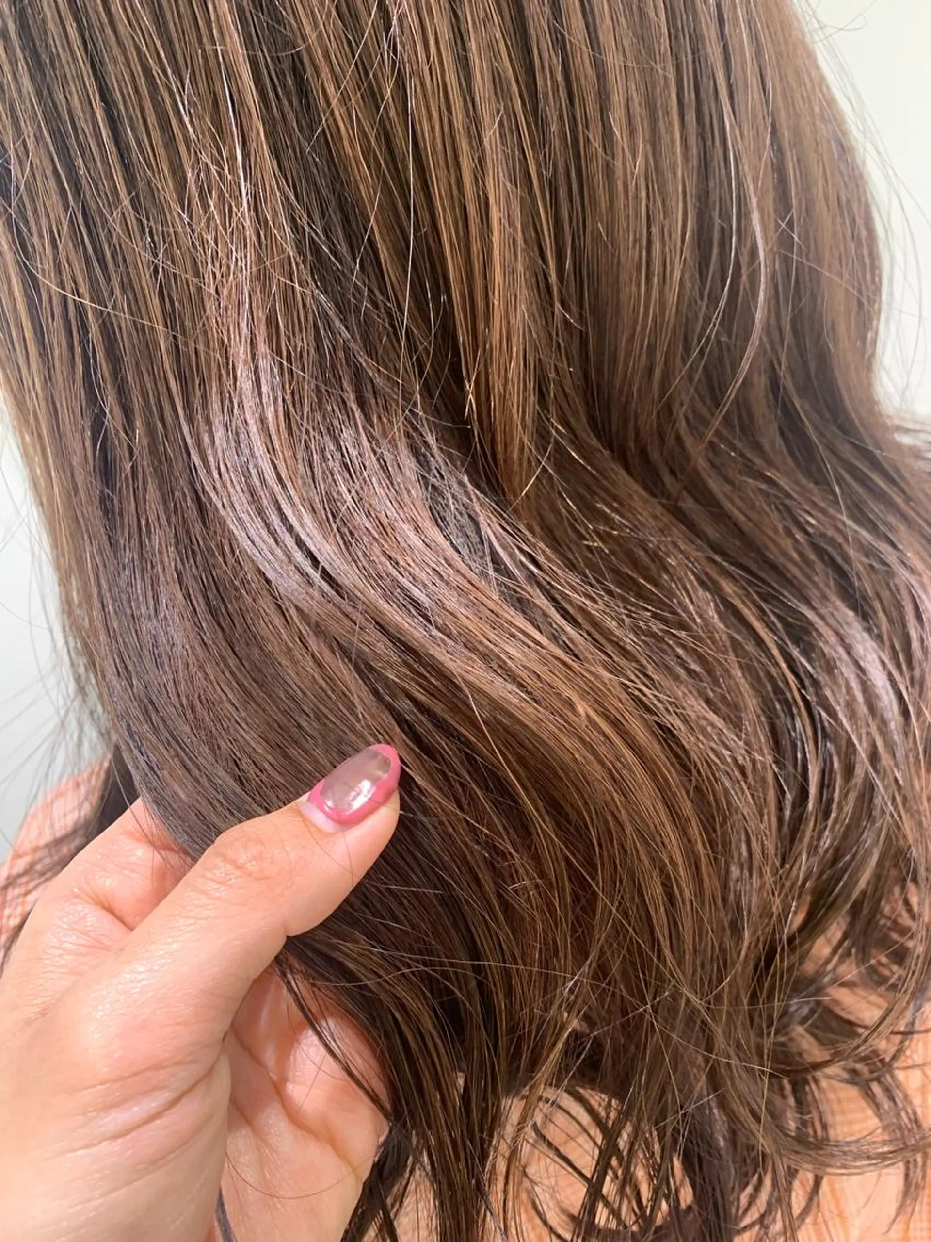 ミディアム カラー ブラウンカラー チョコレートブラウン 【センターパート/ マッシュ】ryokaのヘアスタイル