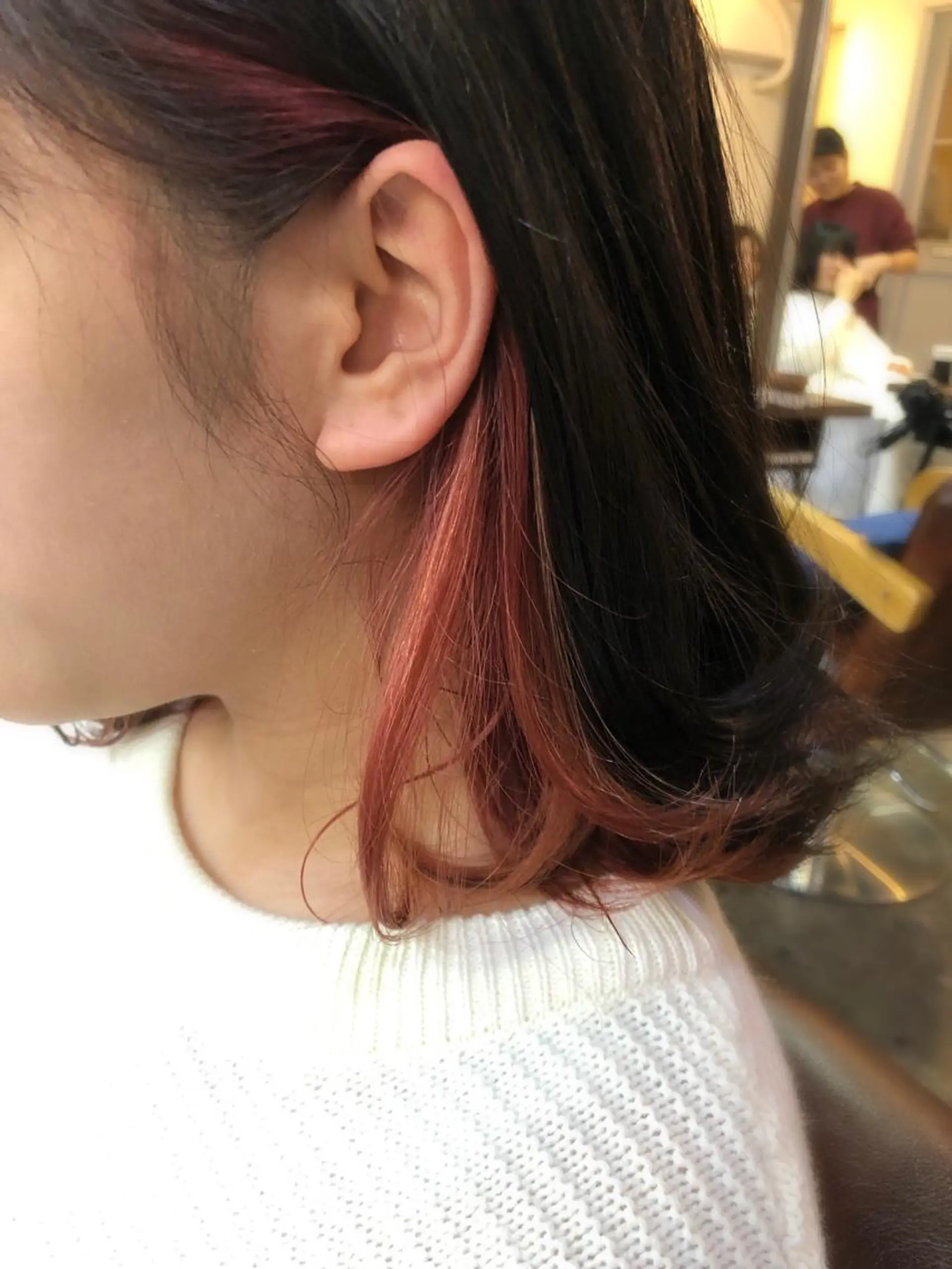 ミディアム カラー 【艶髪×韓国風】 毛流れ職人 RYOのヘアスタイル