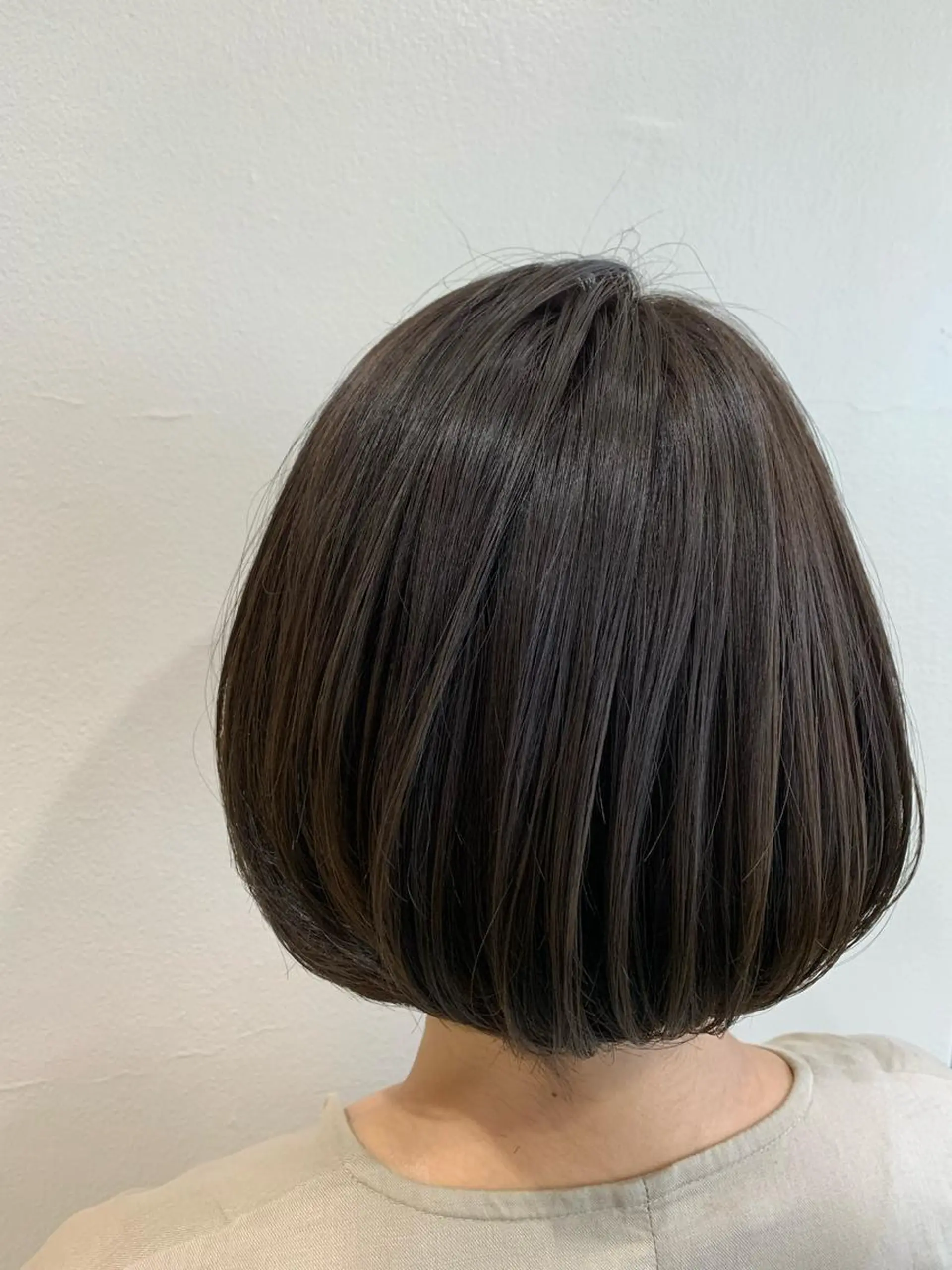 ミディアム カラー ヘアアレンジ グレージュ 山崎 澪 レイヤーカット/大宮のヘアスタイル