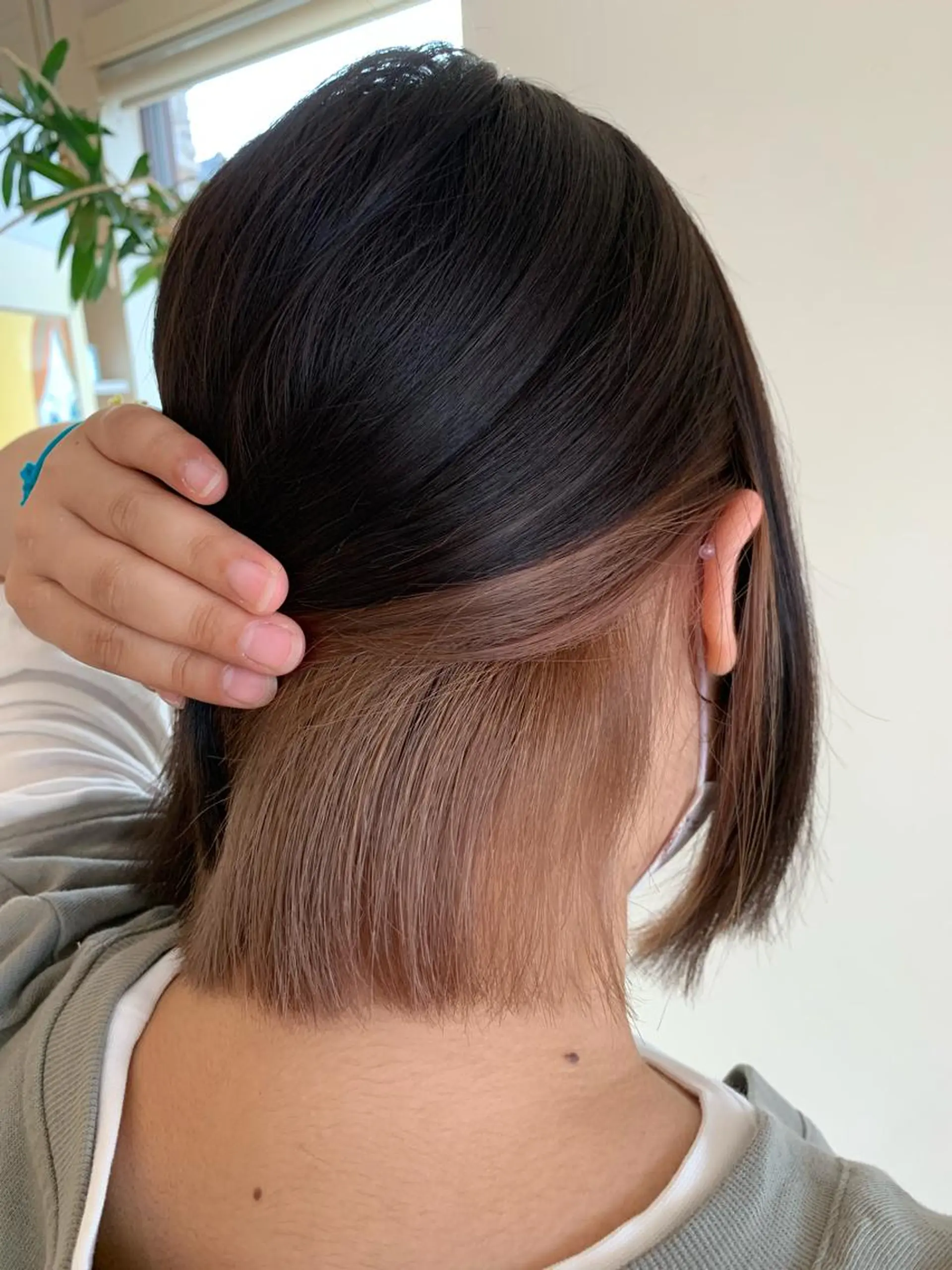 カラー 柴田 結衣のヘアスタイル