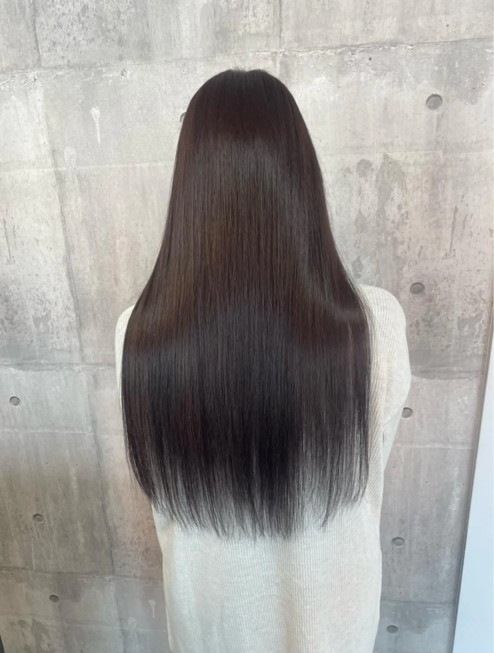 カラー ブラウンカラー ラベンダーカラー ヘアカラー トリートメント _WHITE浜松店 もえかのヘアスタイル