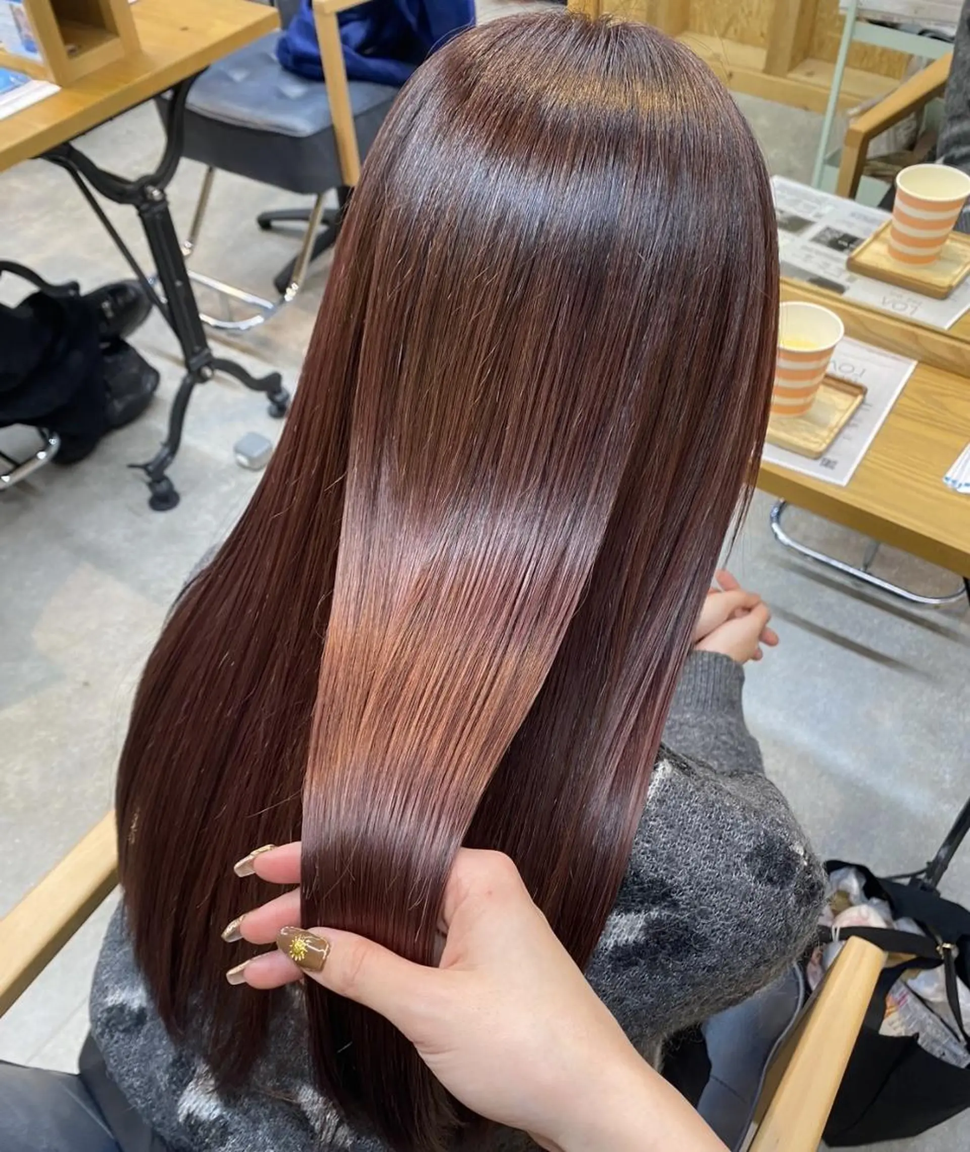 セミロング 💕モテを引き出す 🧡NANAKO🧡のヘアスタイル