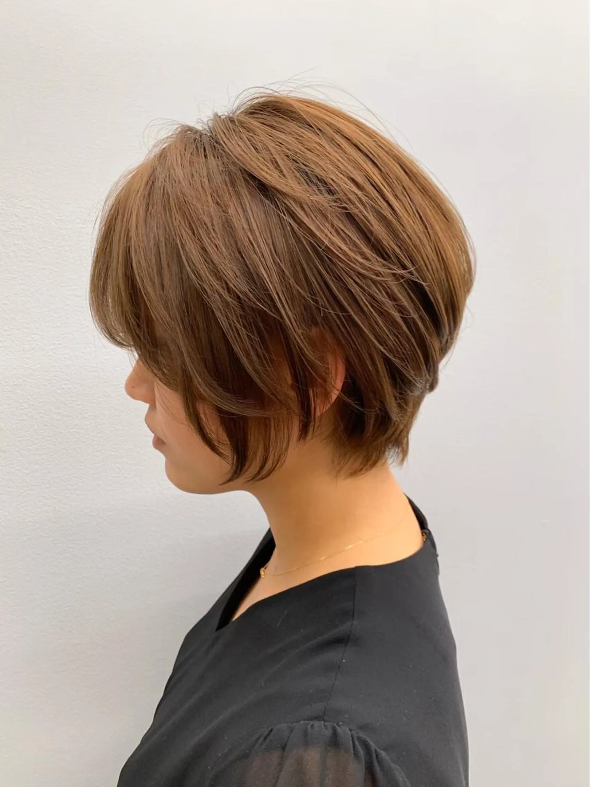 ショート 京都レイヤーカット/ 縮毛矯正/羽柴りくのヘアスタイル