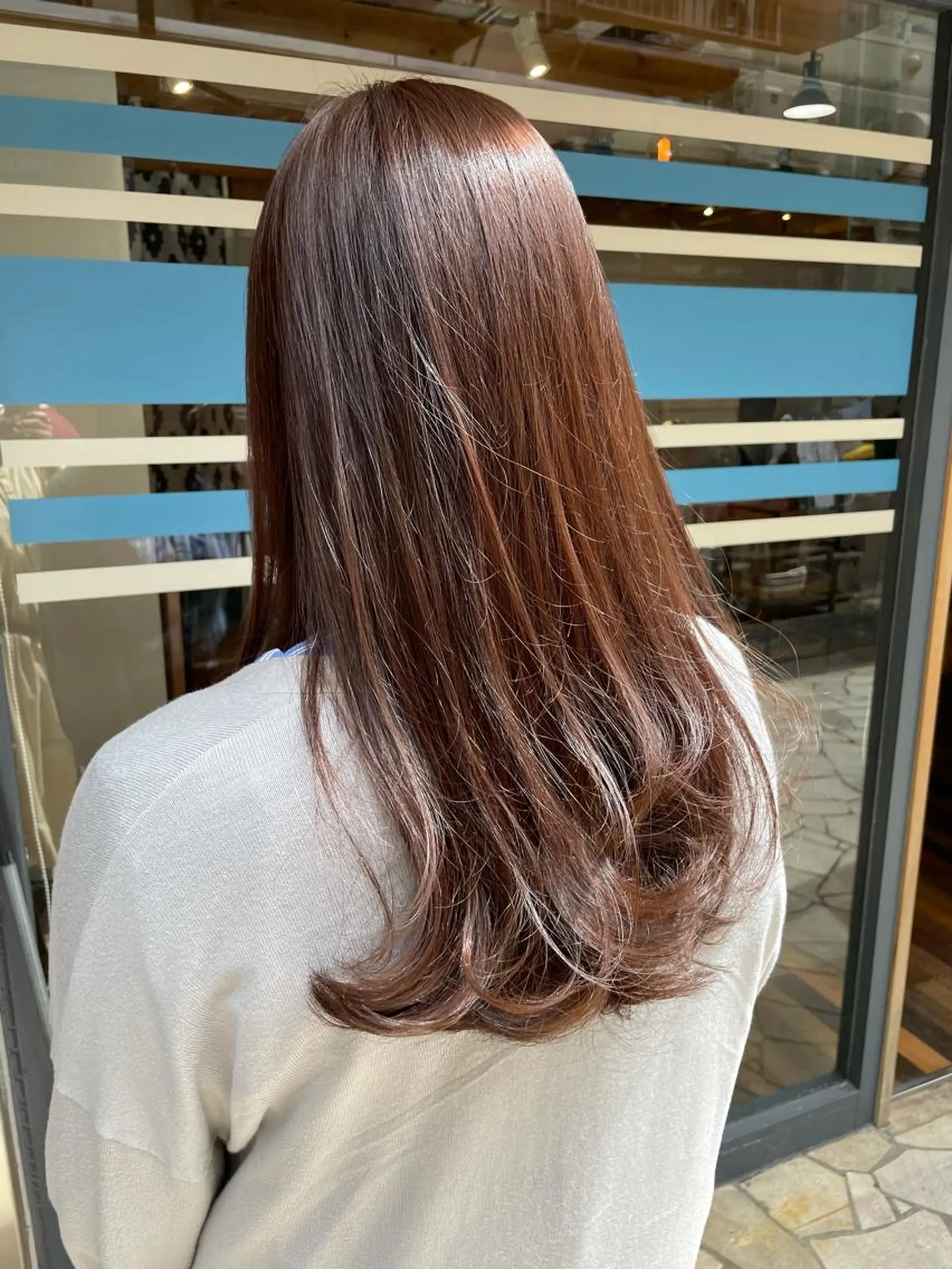 ロング カラー あずまぐち めぐみのヘアスタイル