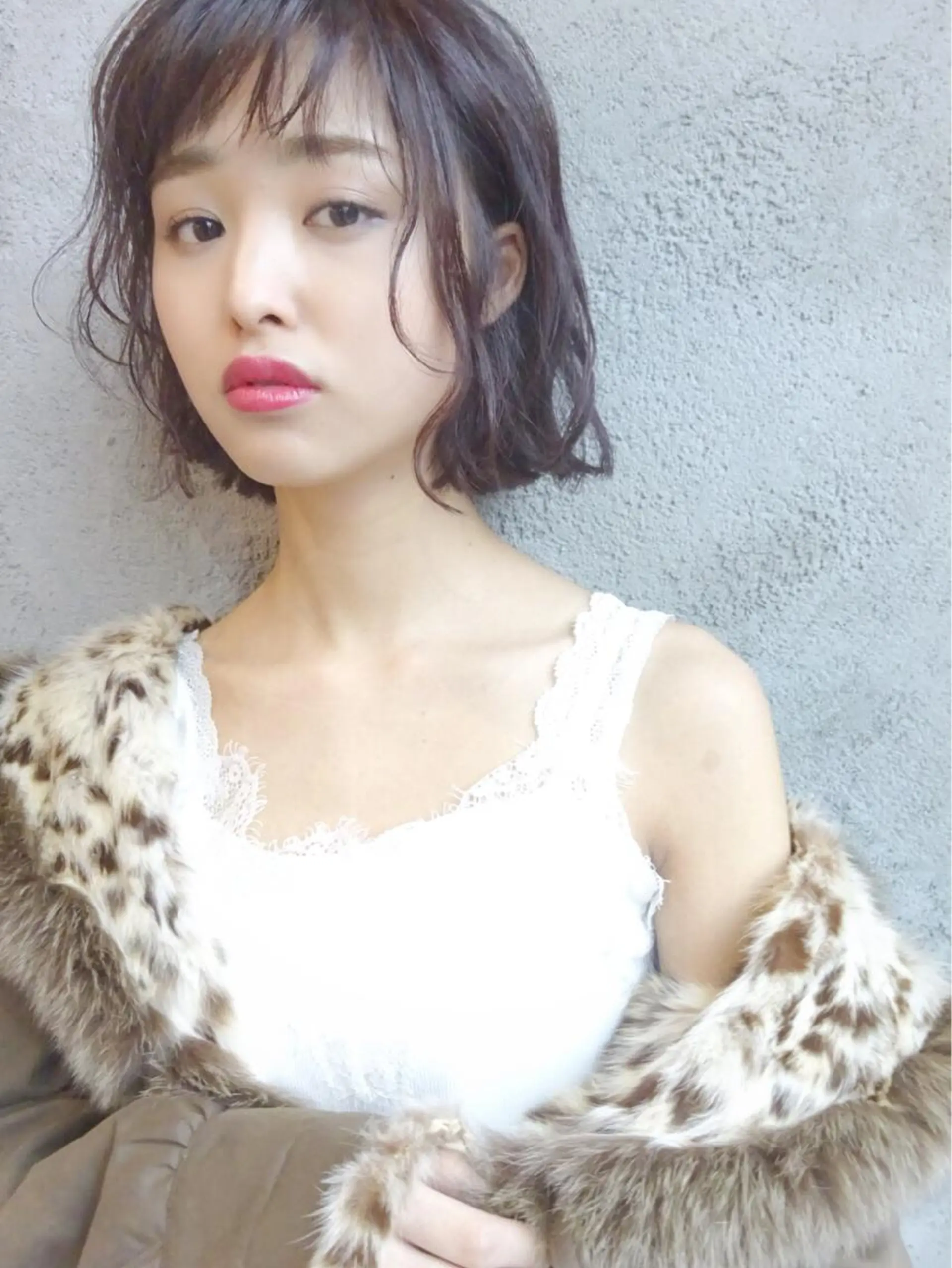 ショート カラー ピンクカラー ボブ EMANON天神所属・Hitomi Ezakiのヘアスタイル