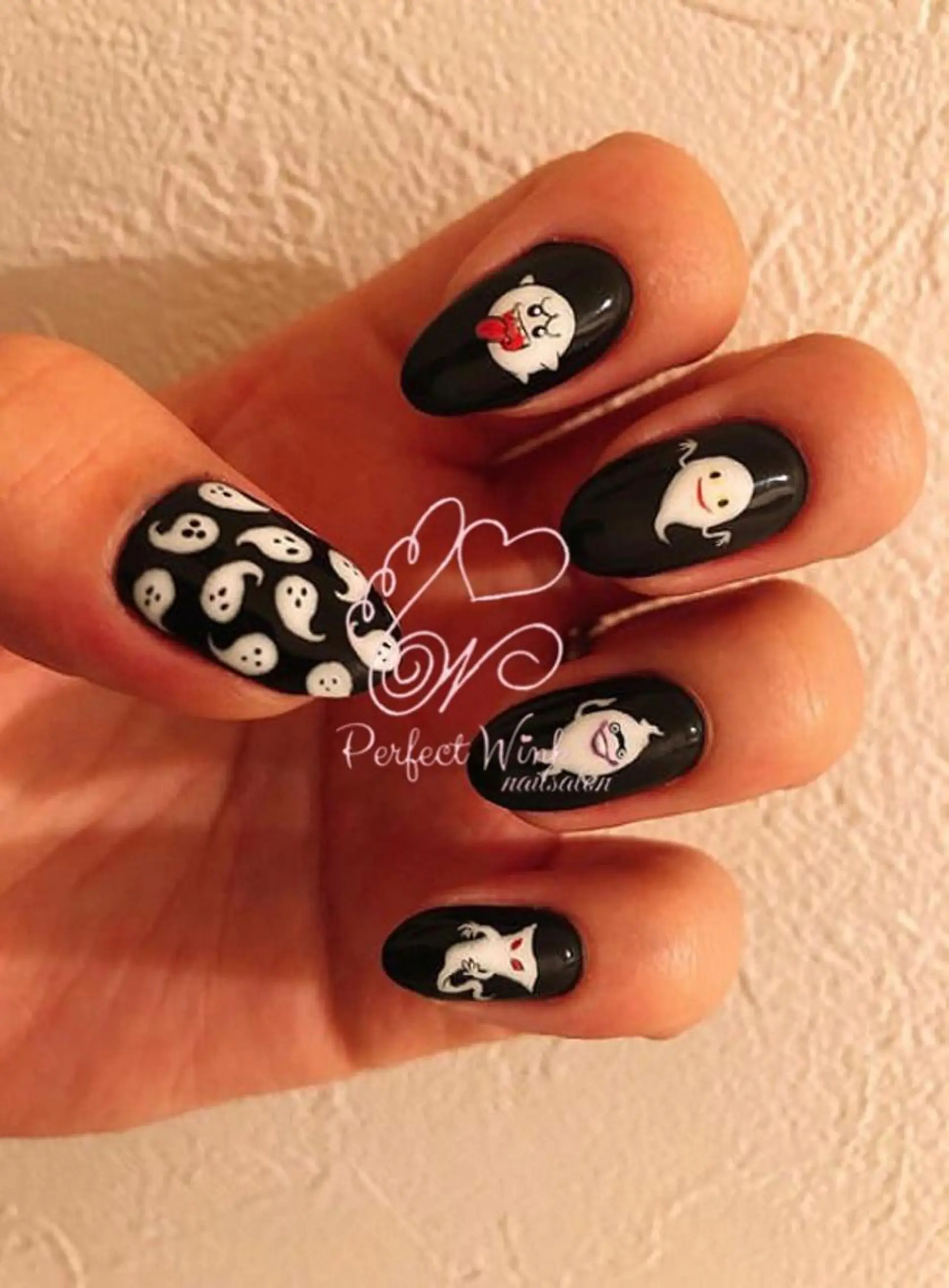 ネイル アートネイル ハロウィン ハンドネイル 💅Perfect Wink RUI🌈のネイルデザイン