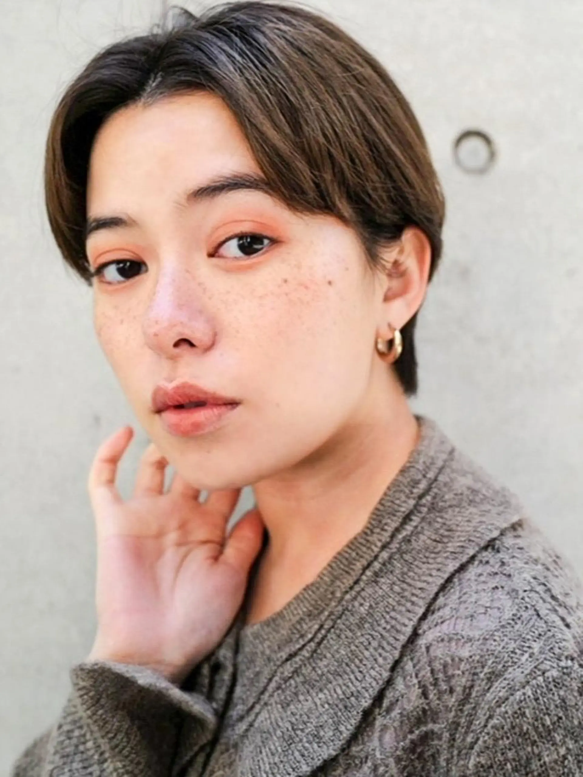 ショート カラー パーマ ヘアアレンジ cecil hair 難波店所属・髪質改善透明感カラー /SHOGO☀️のヘアスタイル