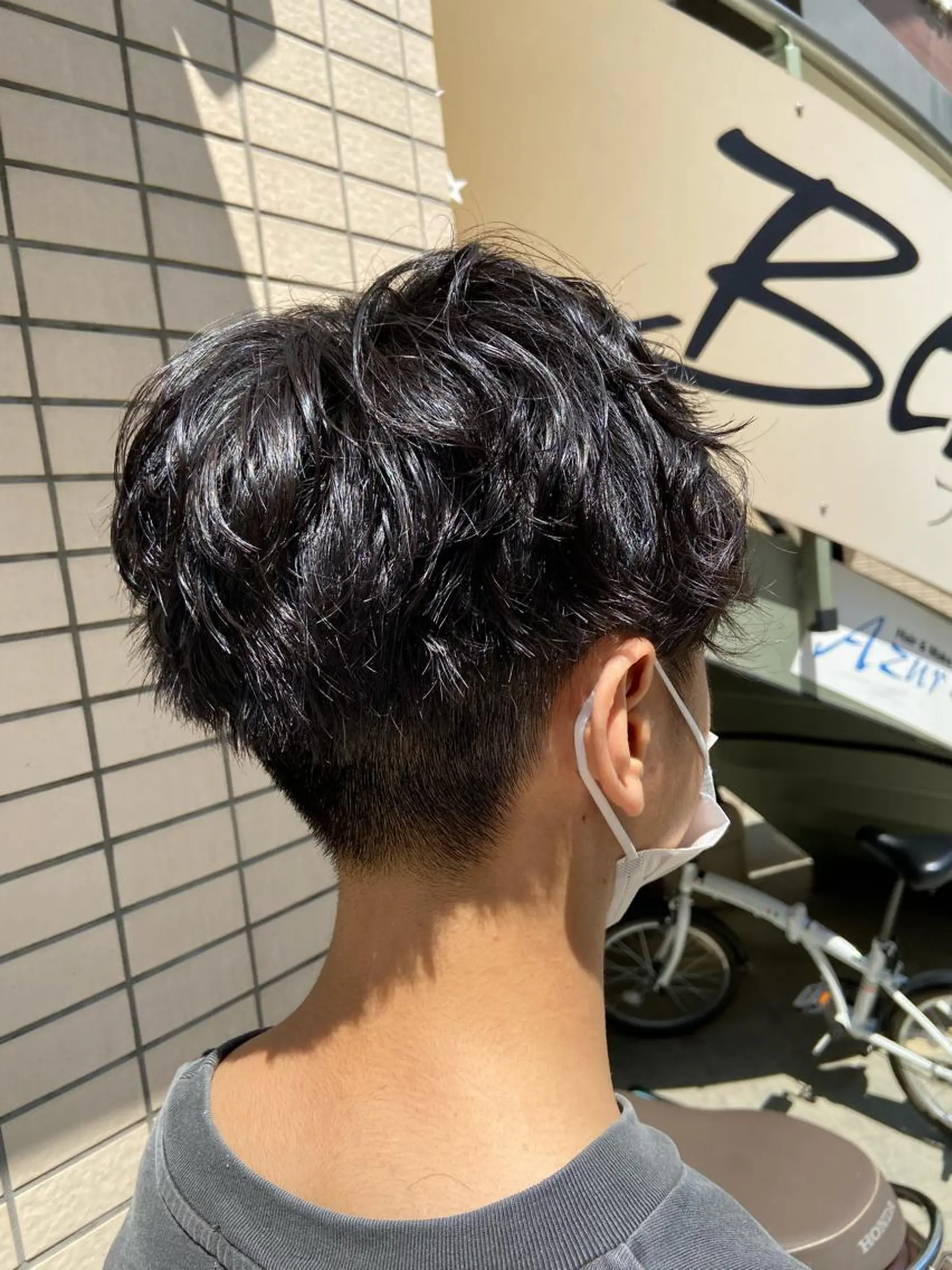 パーマ メンズ カット パーマ 菊地 美憂のヘアスタイル