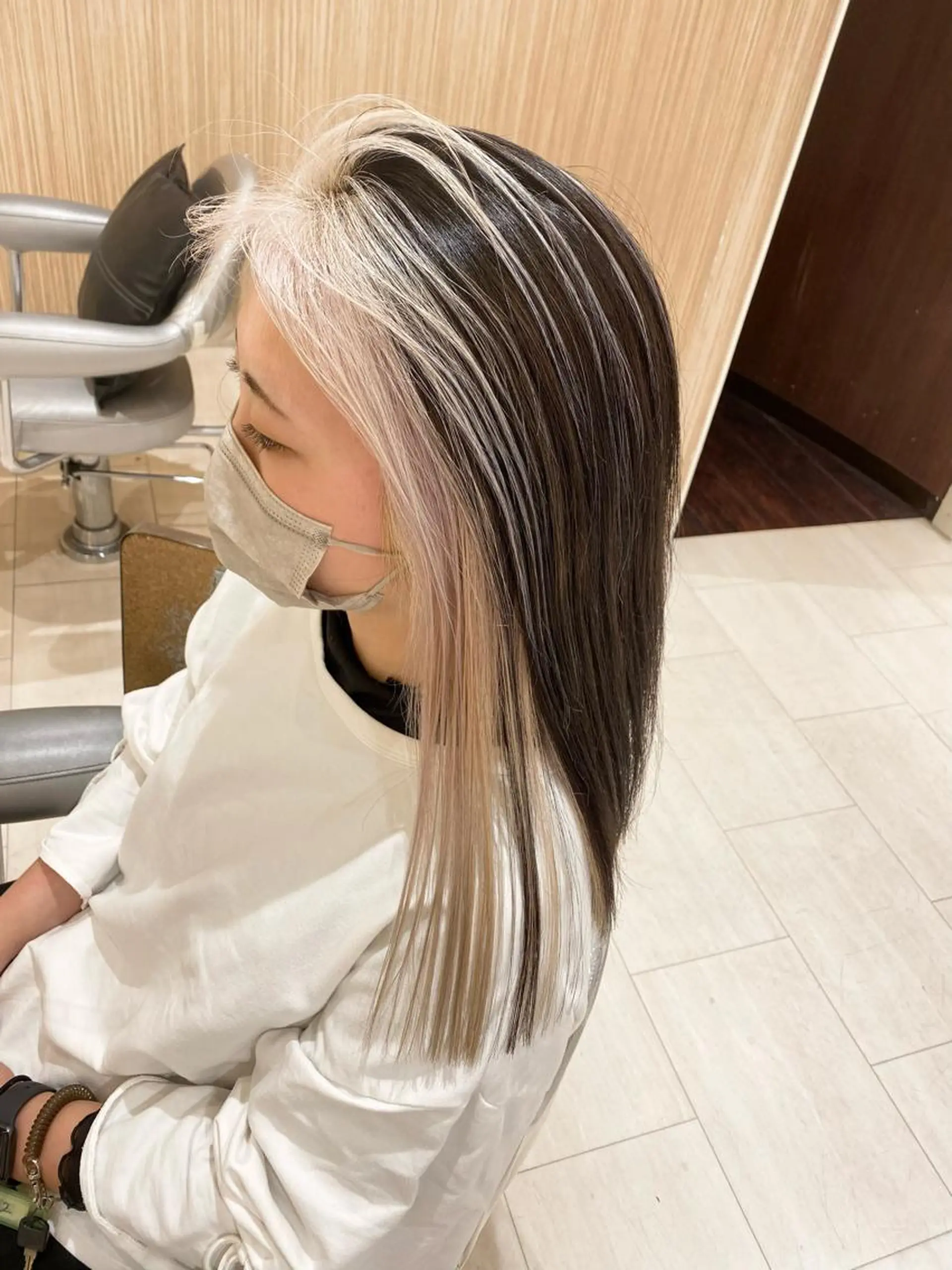 ミディアム ヘアカラー トリートメント 奥井 将希のヘアスタイル