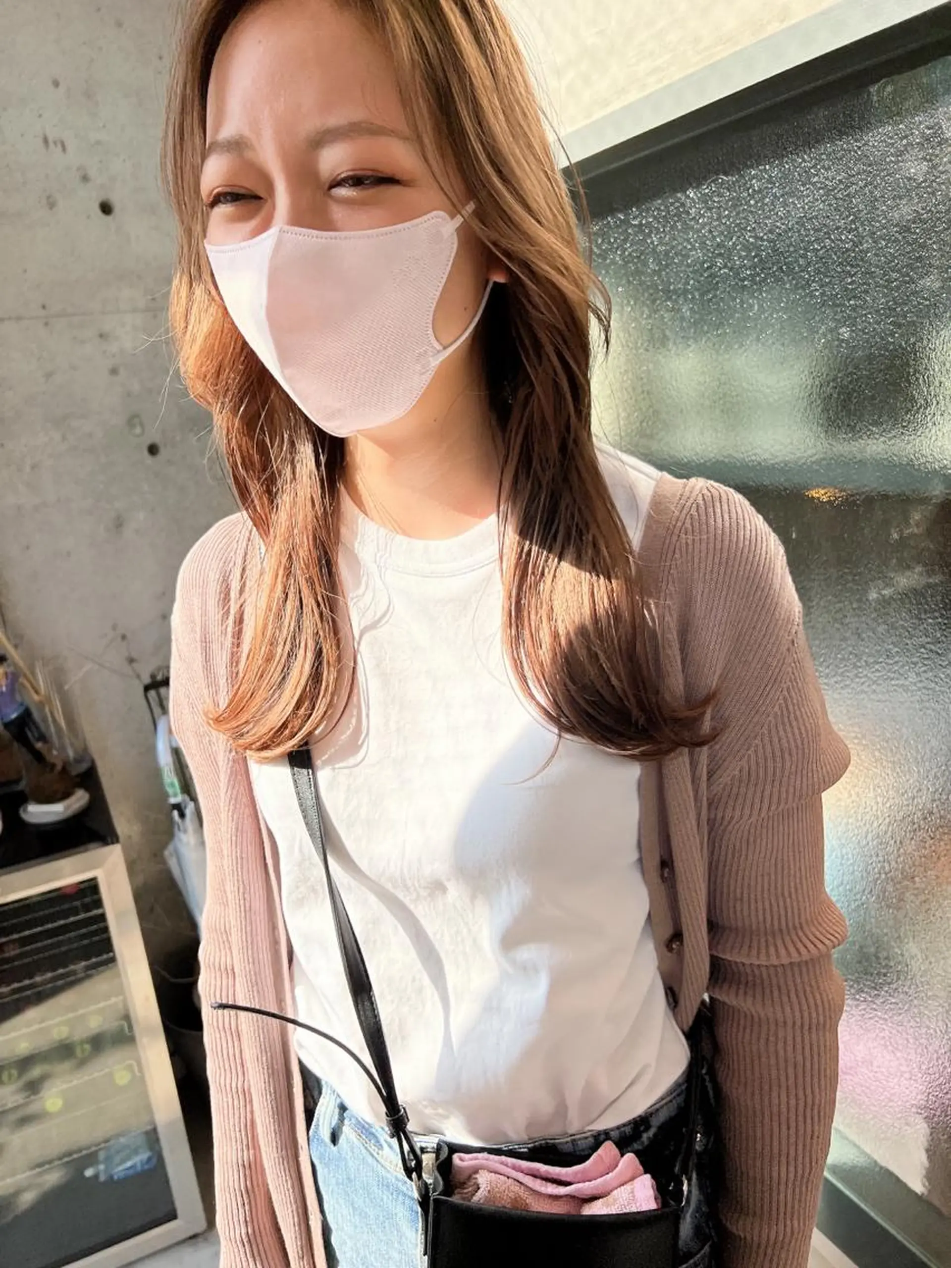 ロング カラー ベージュカラー ブラウンカラー ブラウンベージュ ダブルカラー レイヤーカット 誰よりも丁寧なカット 🍀小林輝のヘアスタイル