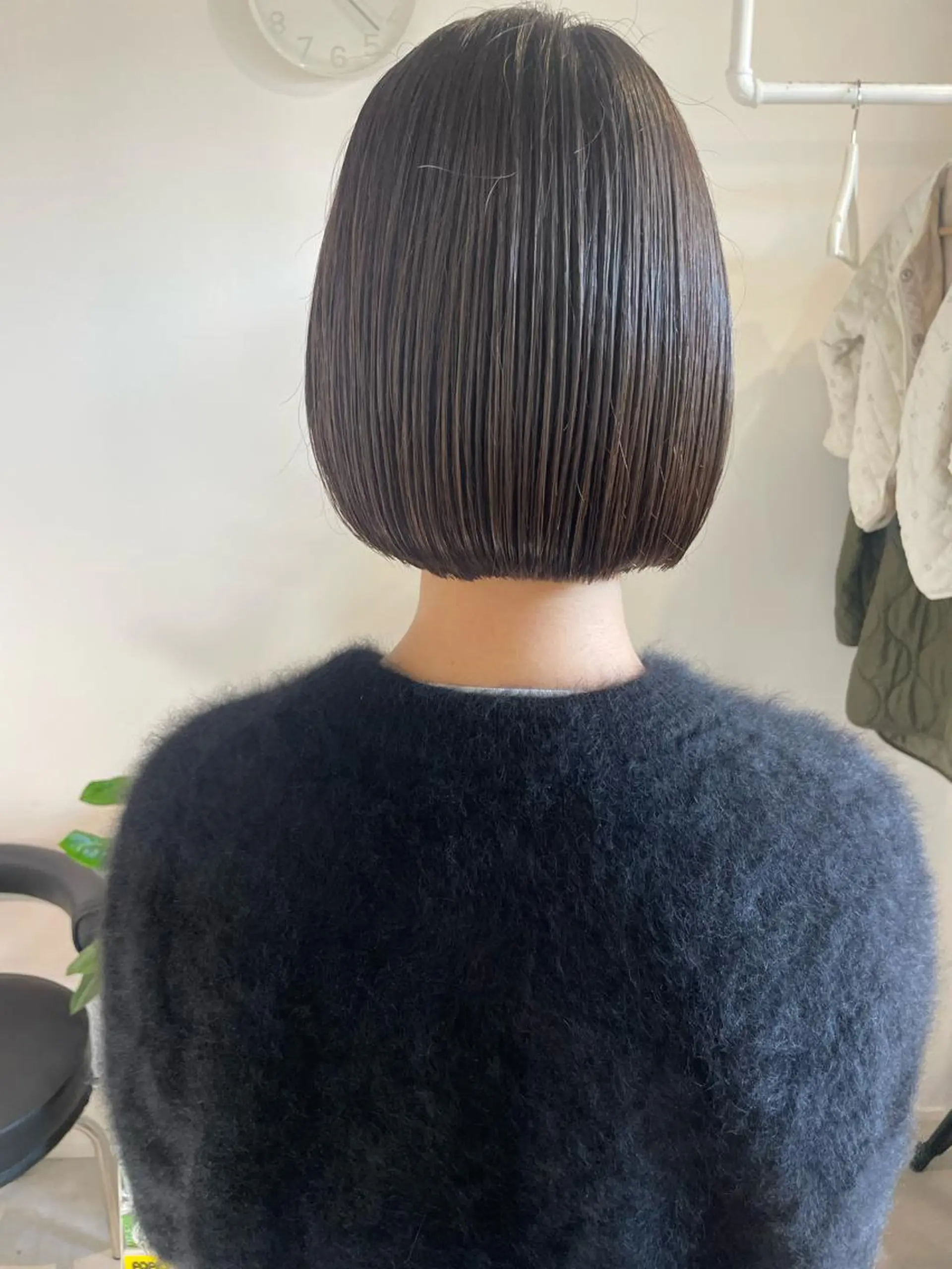 ミディアム カラー 透明感カラー ボブ カット ヘアカラー トリートメント fit/ madokaのヘアスタイル