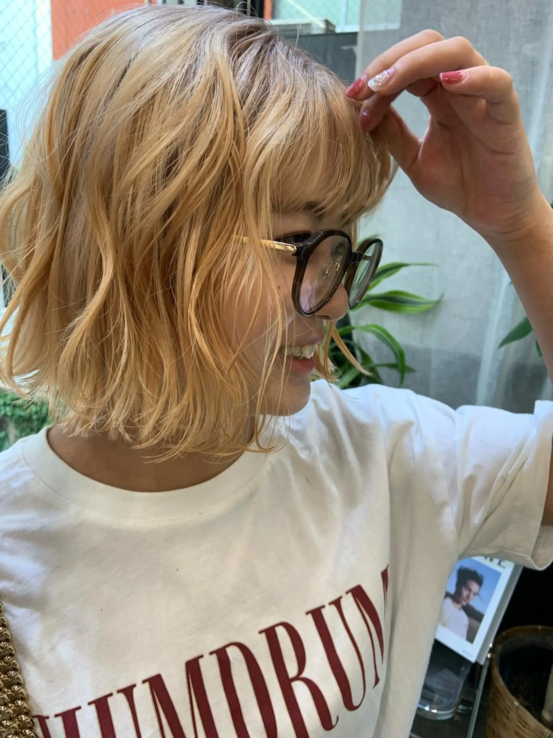 ショート ヘアカラー トリートメント #美髪矯正#艶カラー Natsuのヘアスタイル