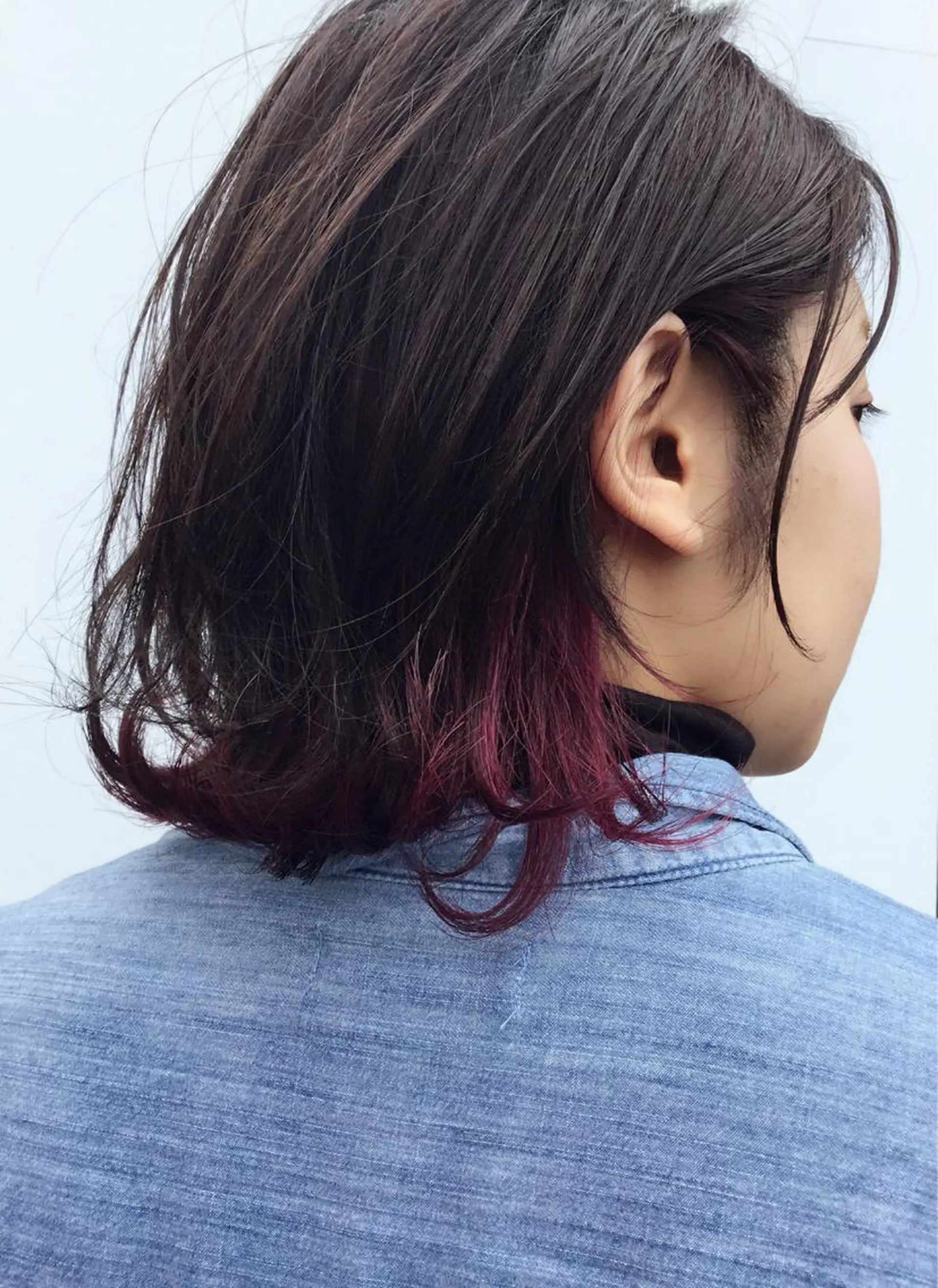 ミディアム 大内 郁のヘアスタイル