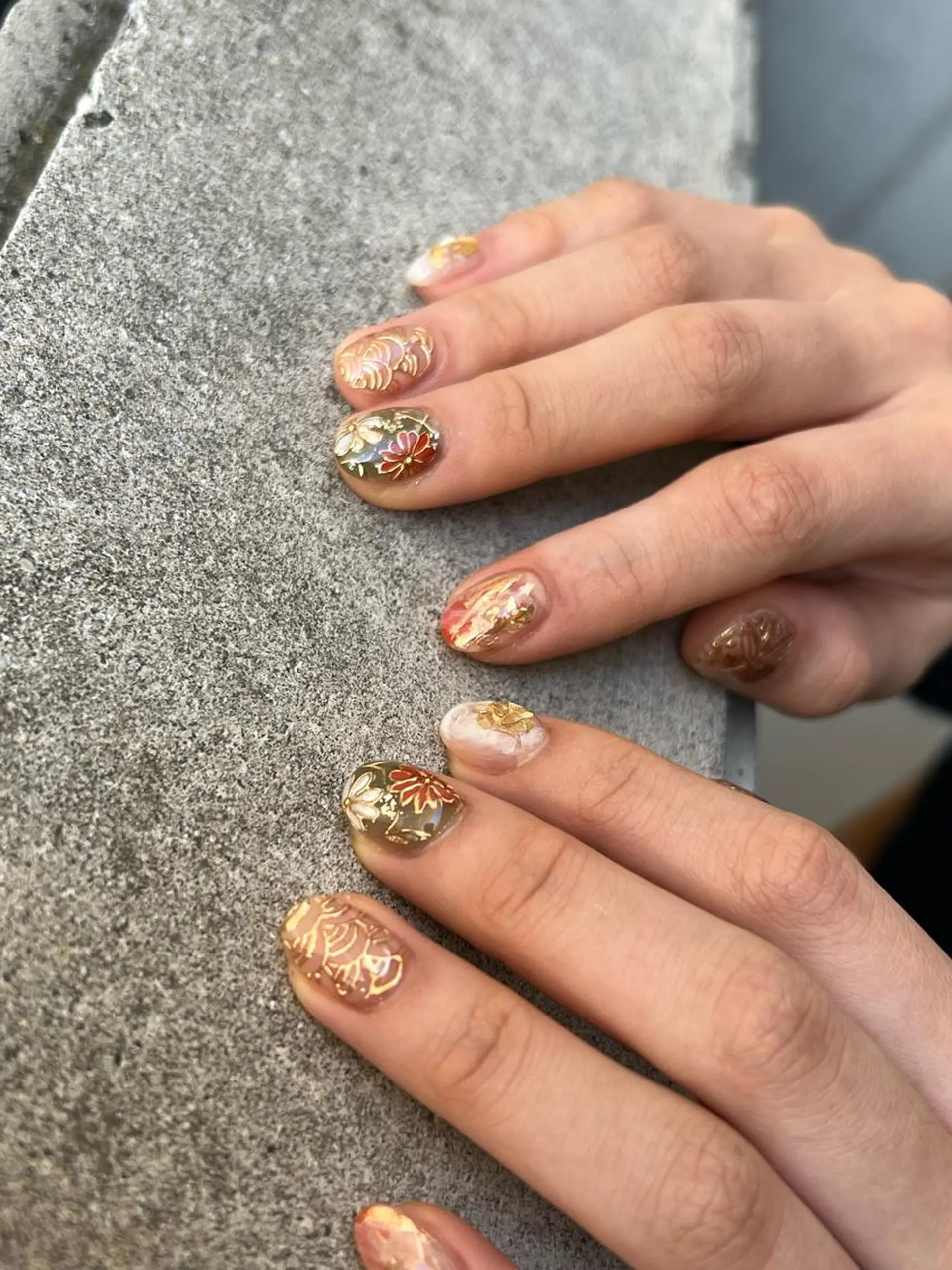 ネイル 持ち込み ニュアンスネイル ハンドネイル ハンドケア Charme. NOBUKOのネイルデザイン