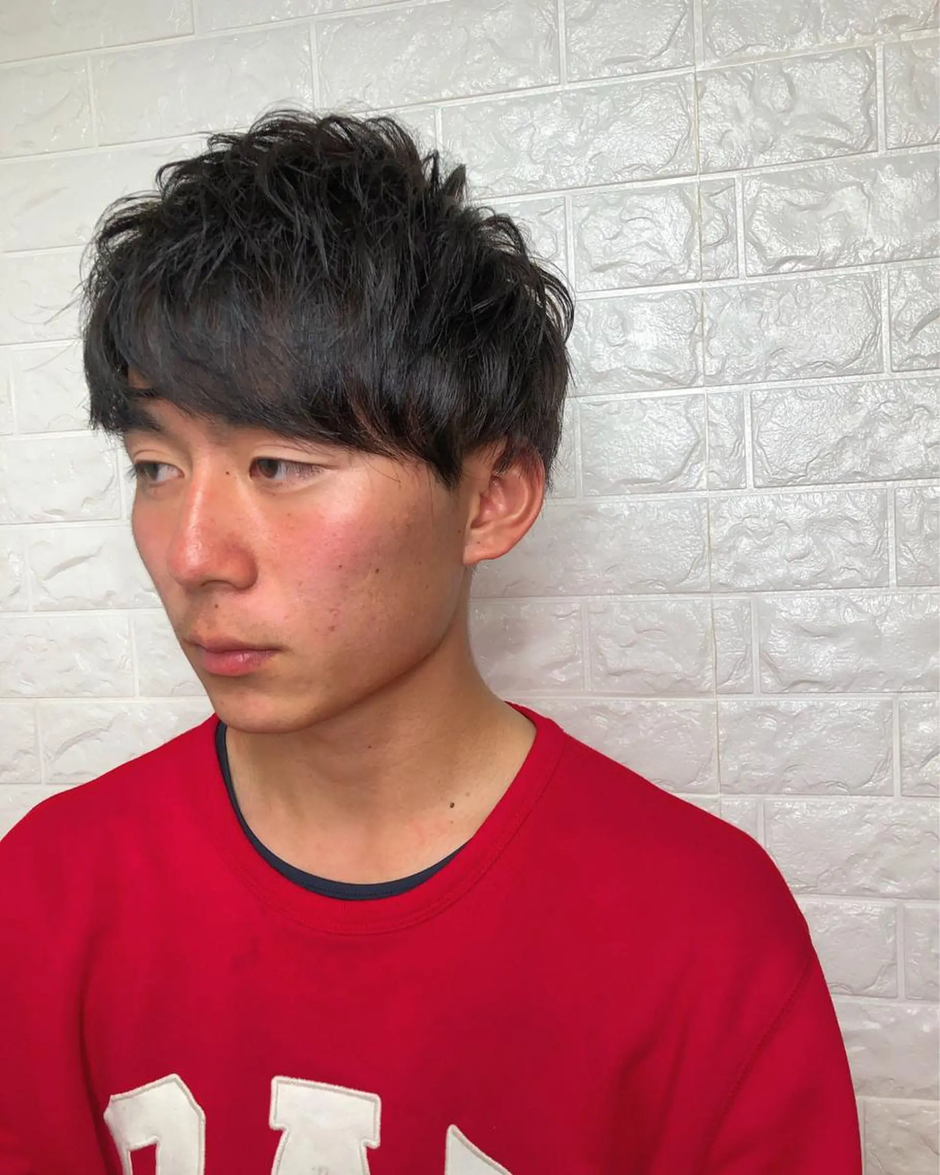 ショート カラー メンズ マッシュ スターダスト ショートヘア パーマ/ハイトーン スパイキー/神田正紀のヘアスタイル