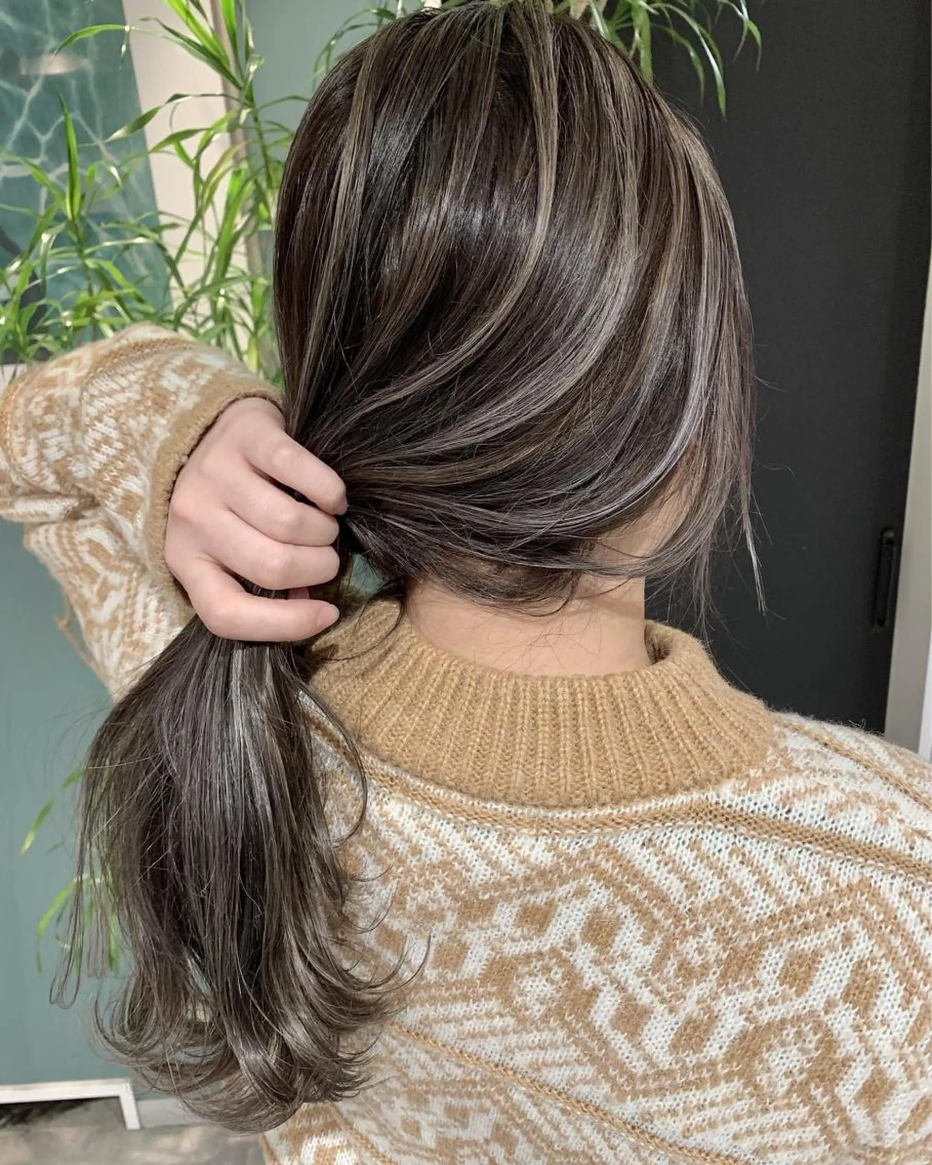 ロング カラー ヘアカラー 髪質改善will hairdesignのヘアスタイル