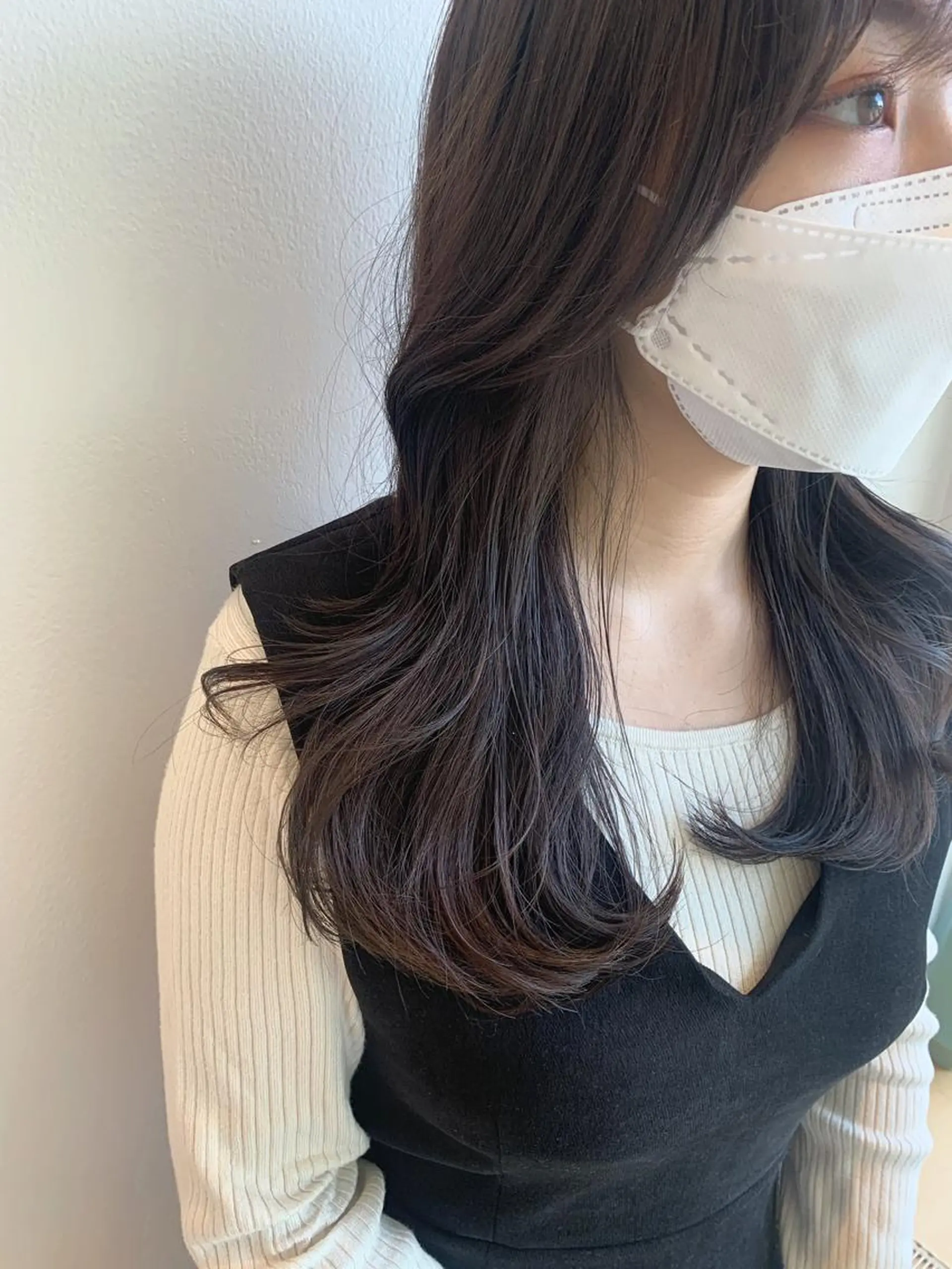 ロング カラー 韓国風ヘア レイヤーカット 村松萌/ レイヤーカットのヘアスタイル