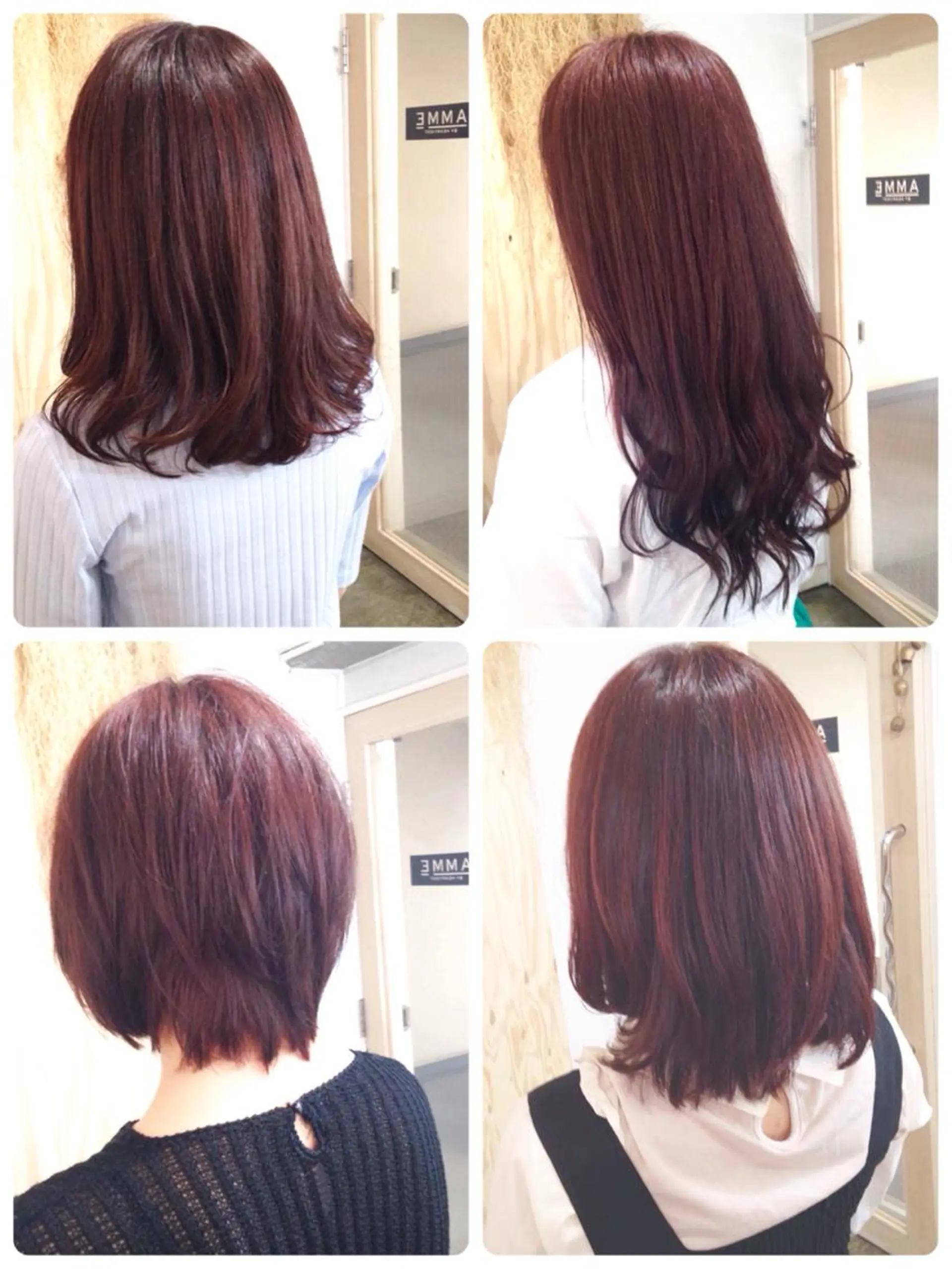 ミディアム カラー アッシュ ピンクカラー バイオレットカラー 💎髪質改善💎 デザイナーshinのヘアスタイル