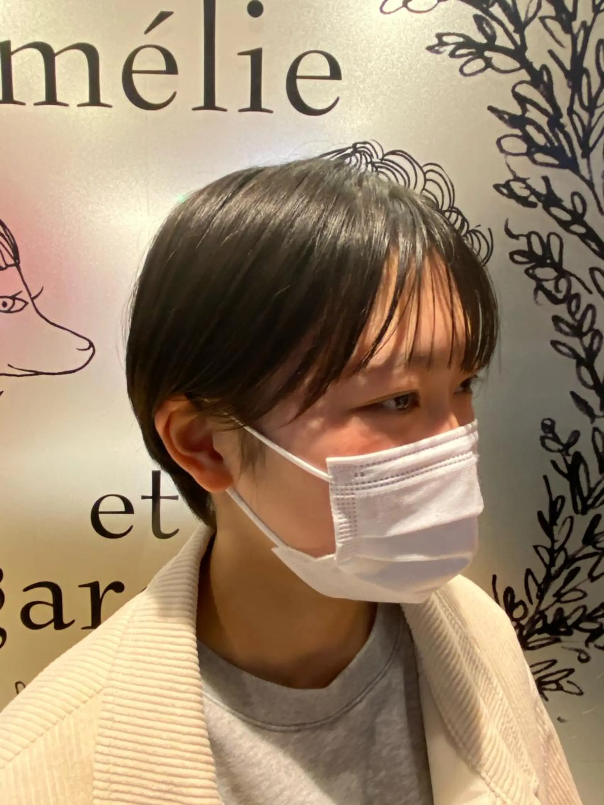 ショート シースルーバング カット トリートメント さこだ　しょうた 【副店長】のヘアスタイル