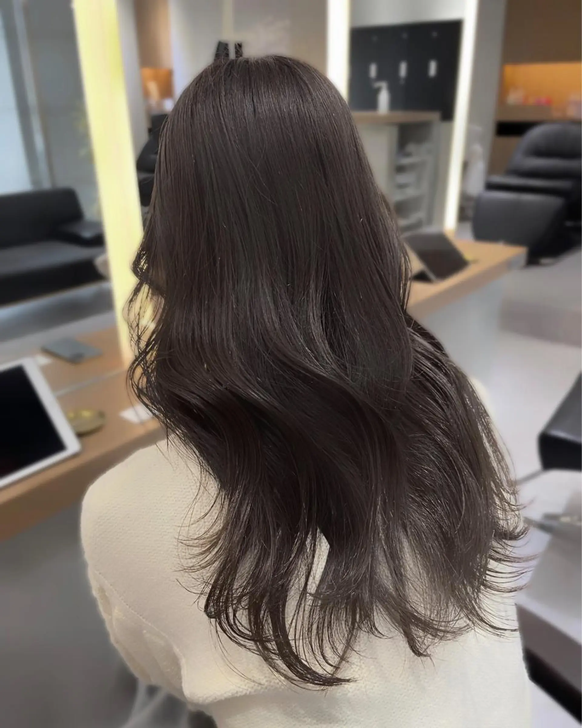 ロング カラー ブリーチ ヘアカラー トリートメント レイヤーカット/ ブリーチカラー/雅人のヘアスタイル