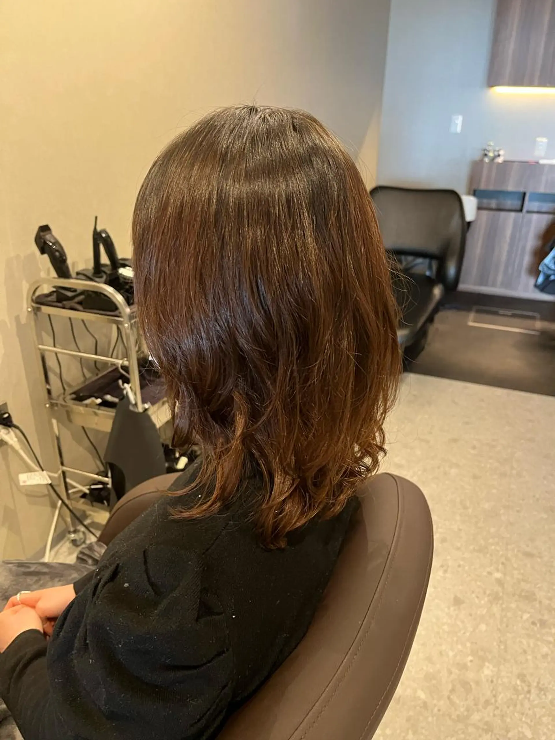 ミディアム ミディアムパーマ アルゴ八潮所属・Argo mikiのヘアスタイル